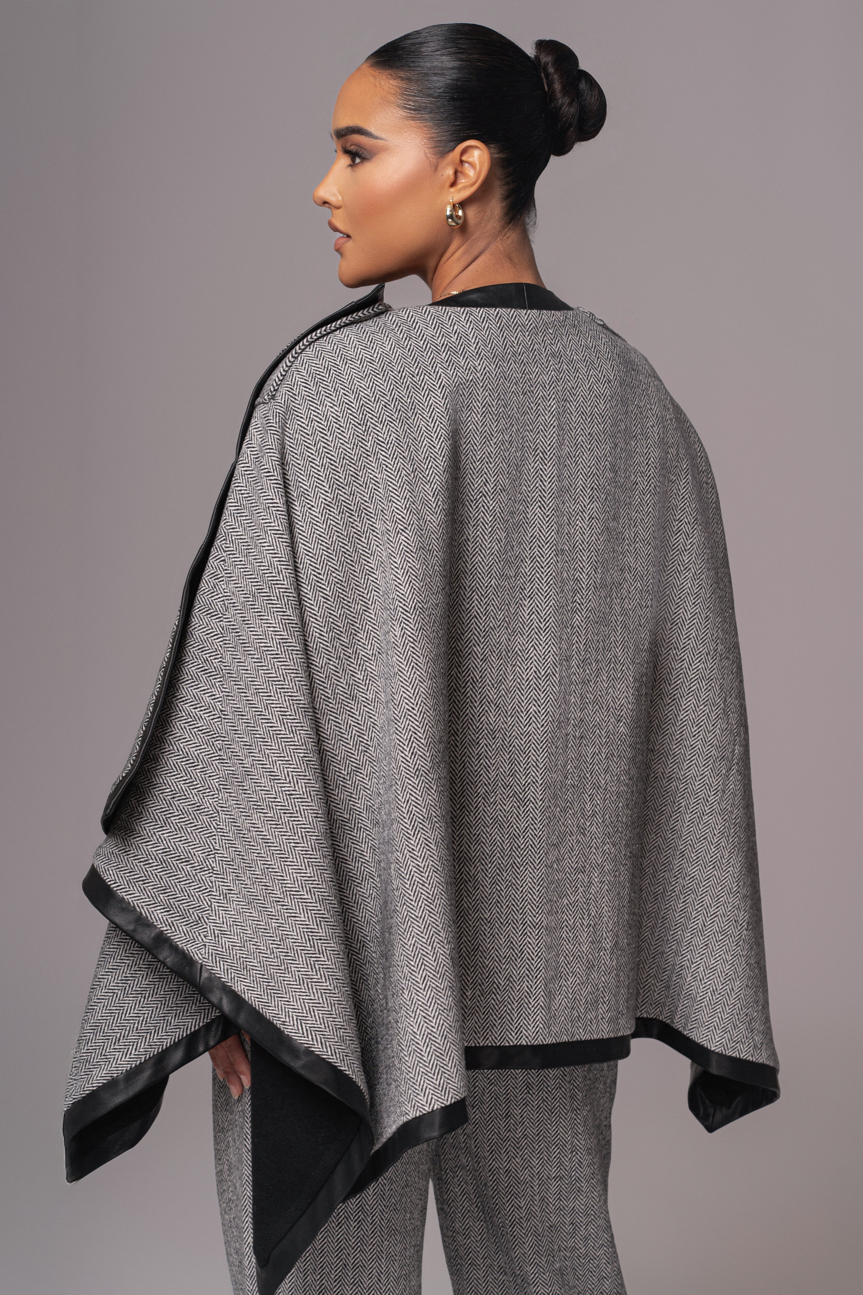 Herringbone Reversible Shawl - JLUXLABEL