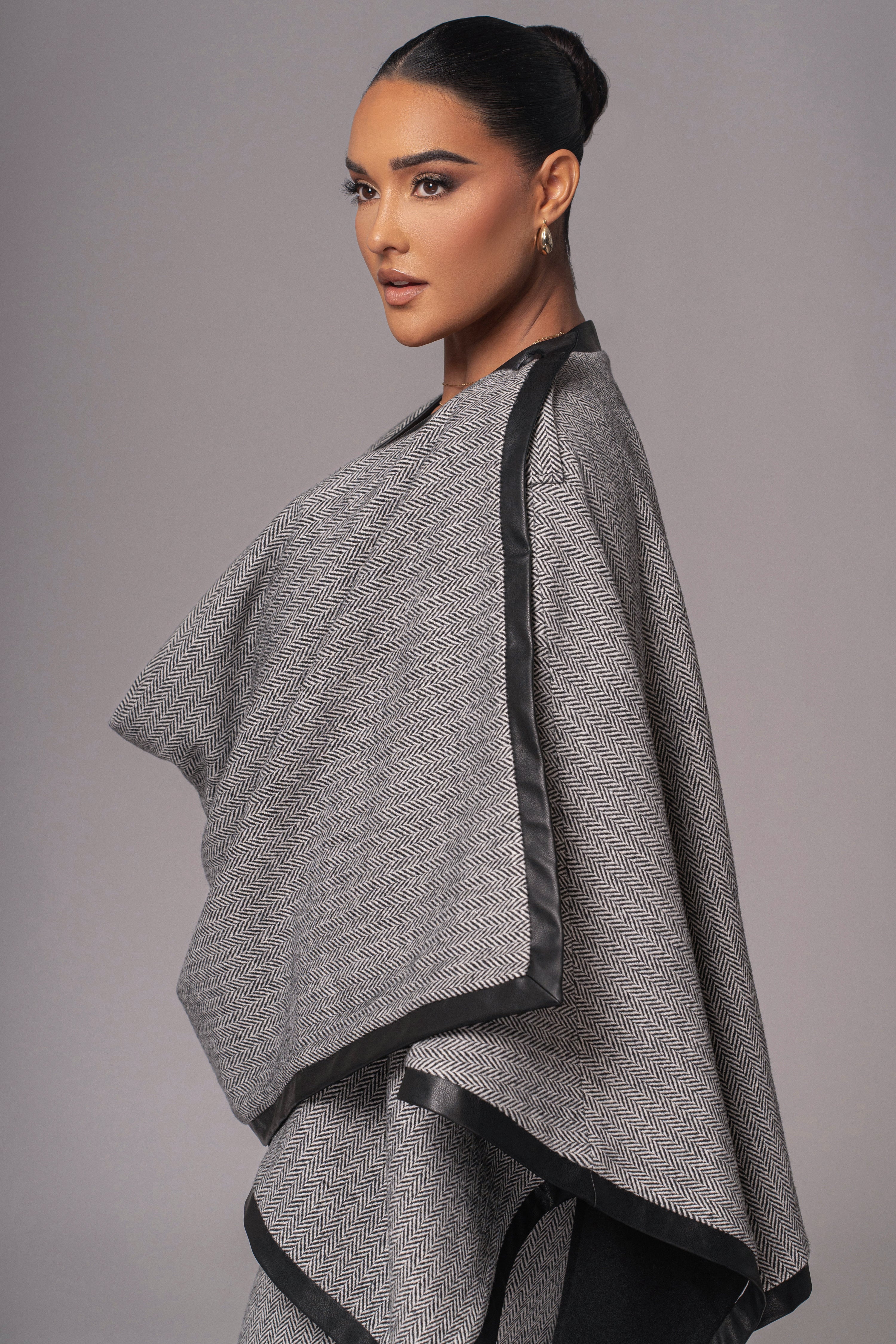 Herringbone Reversible Shawl - JLUXLABEL