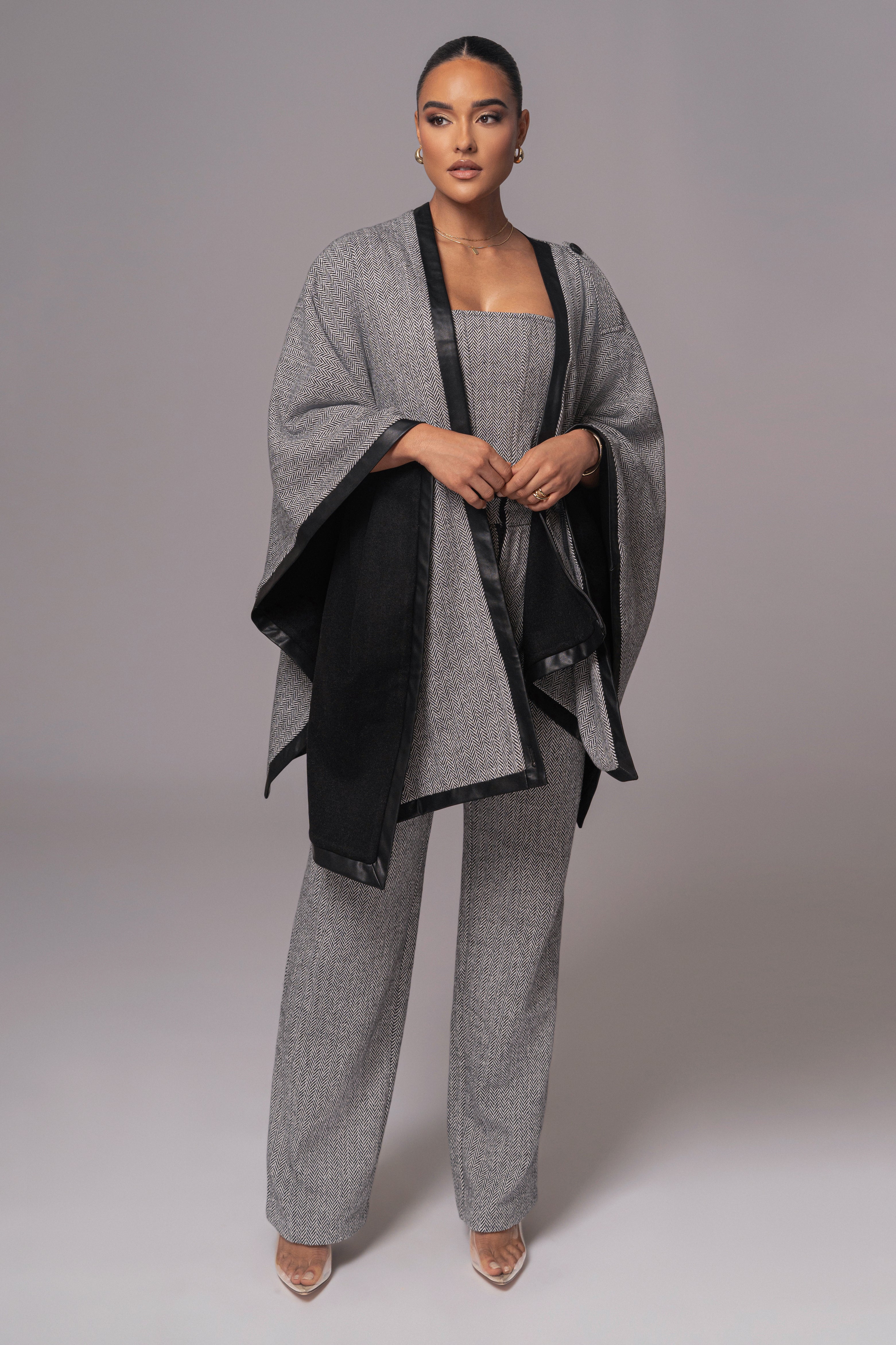 Herringbone Reversible Shawl - JLUXLABEL