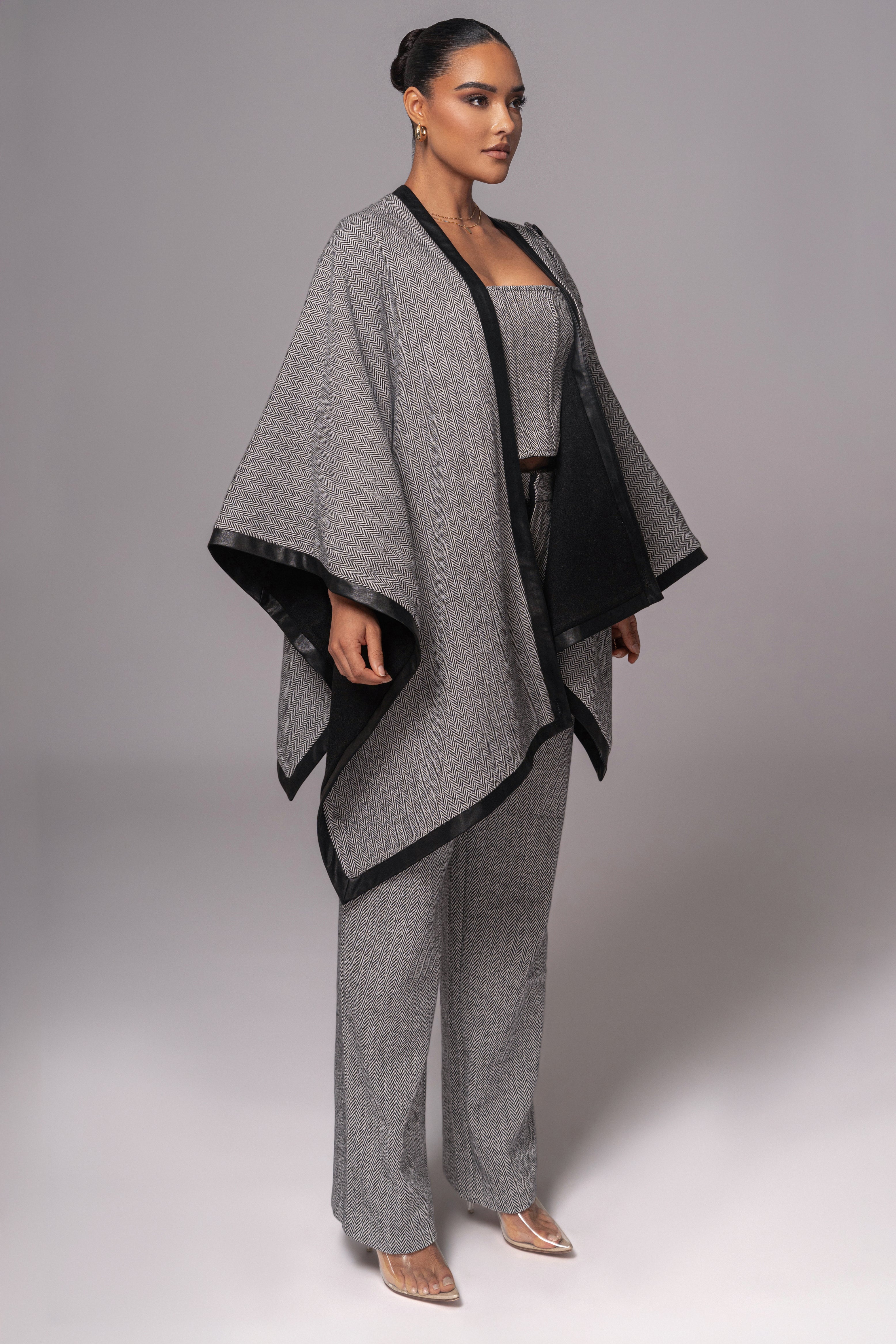 Herringbone Reversible Shawl - JLUXLABEL