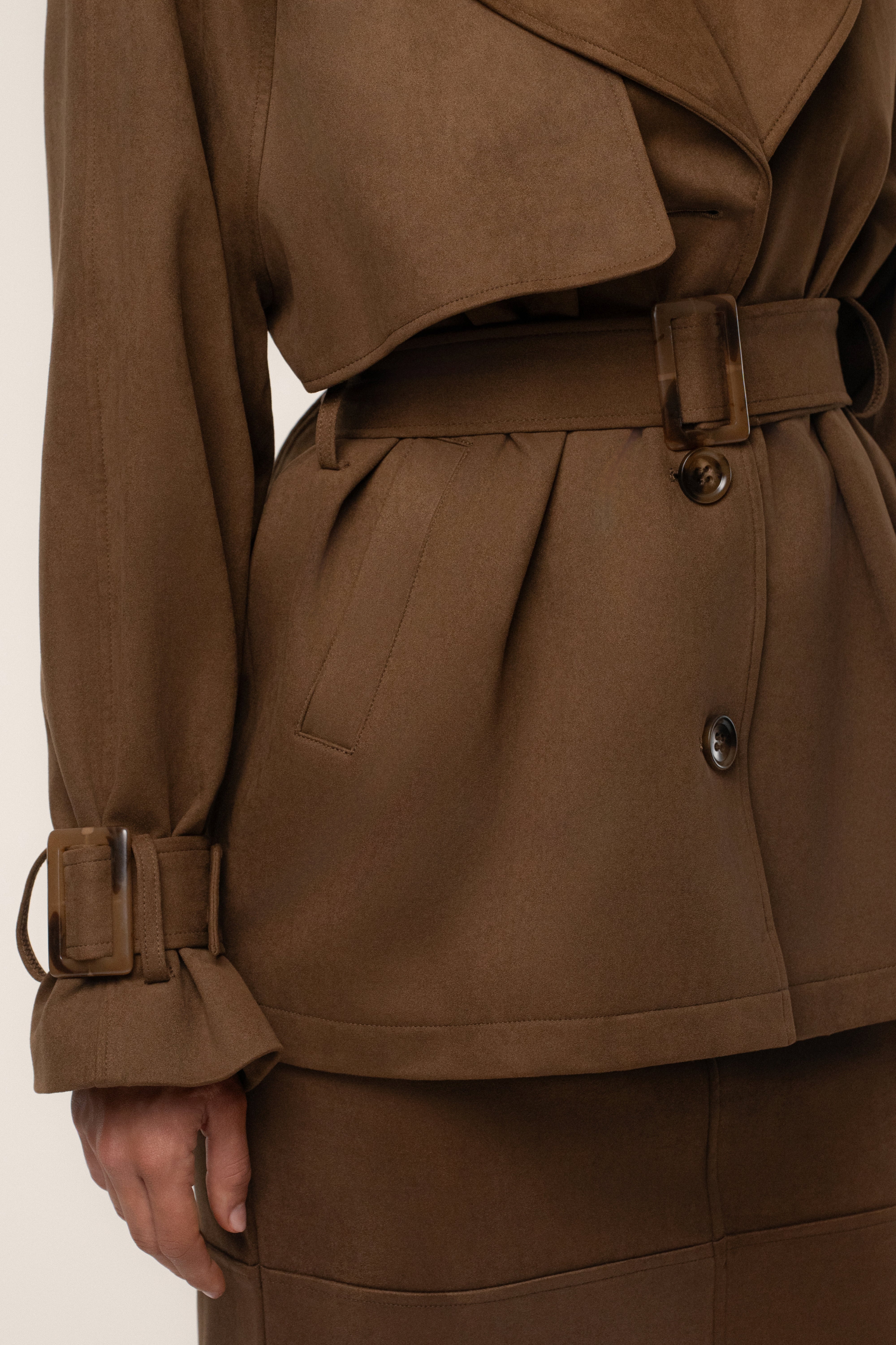 Chocolate Nightfall Suede Jacket