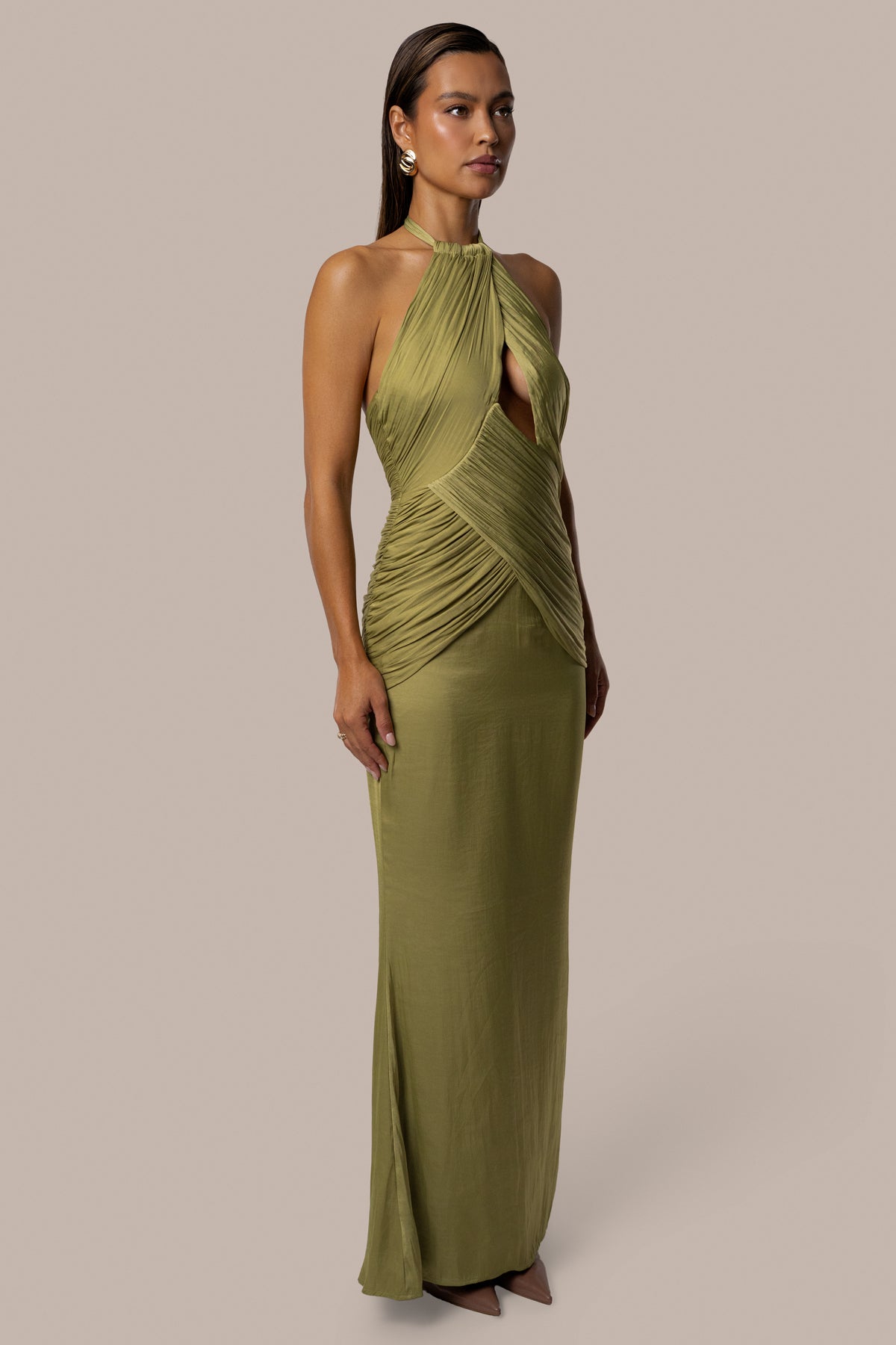Lime Riviera Radiance Maxi Dress