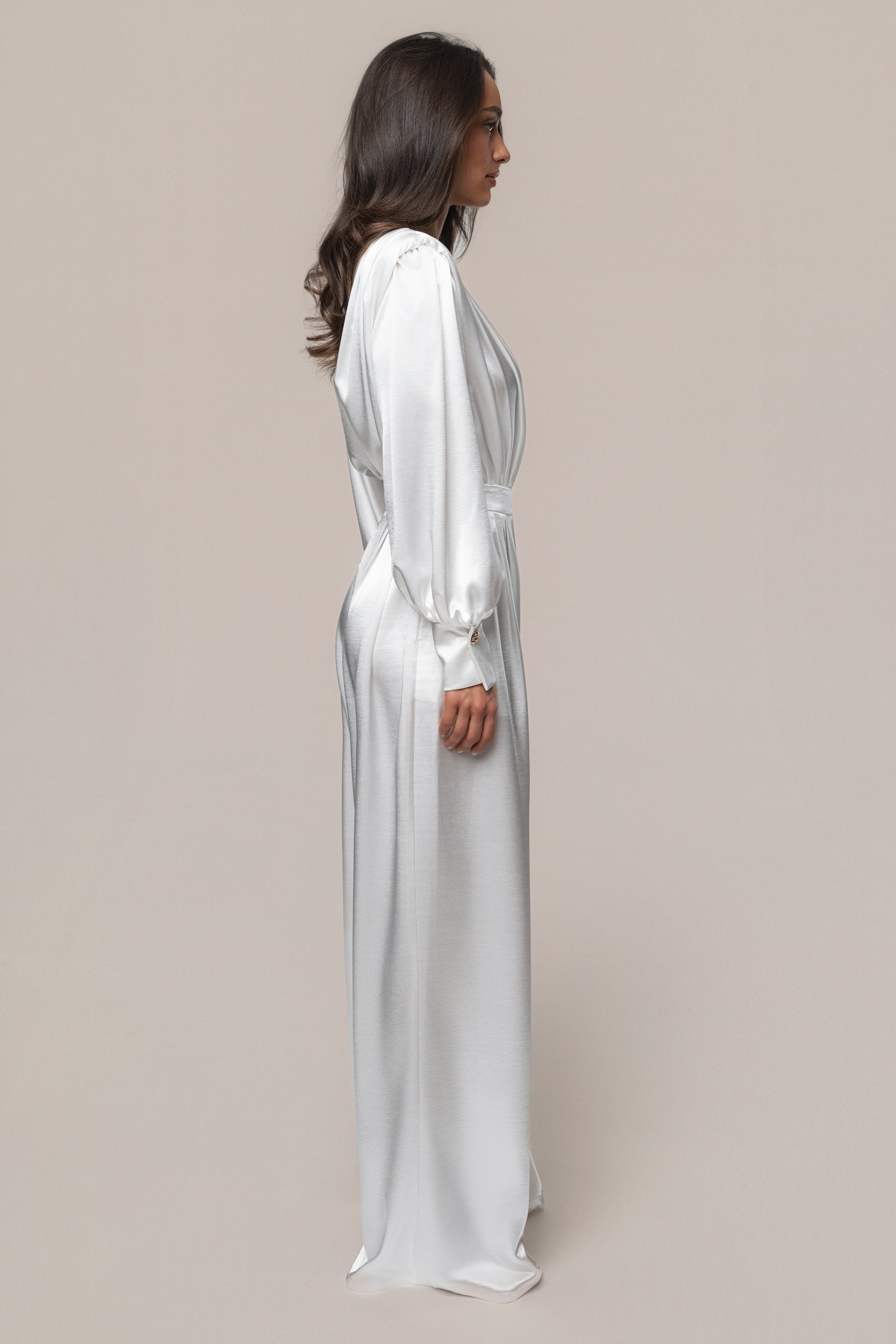 White Satin Radiance Bodysuit