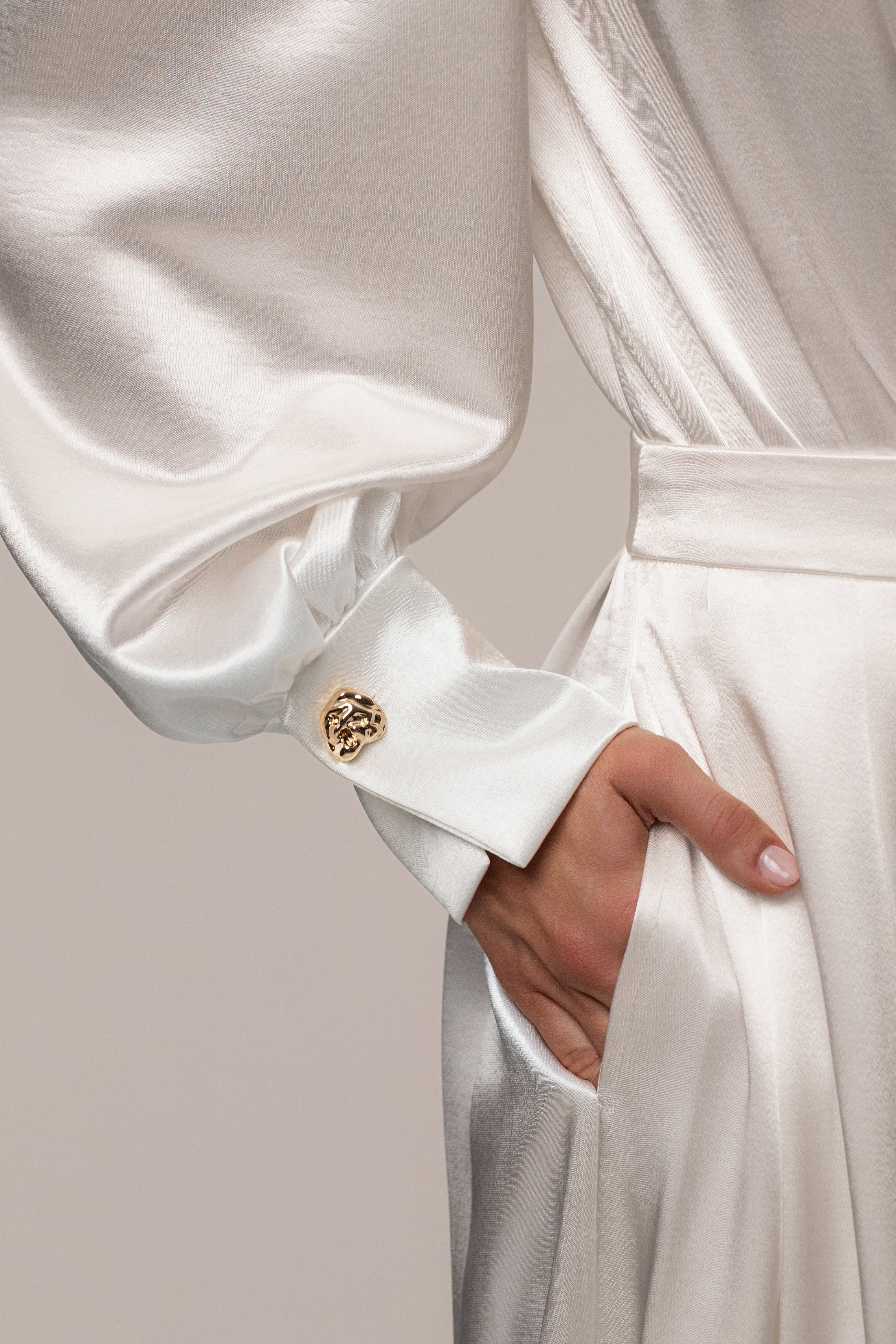 White Satin Radiance Bodysuit