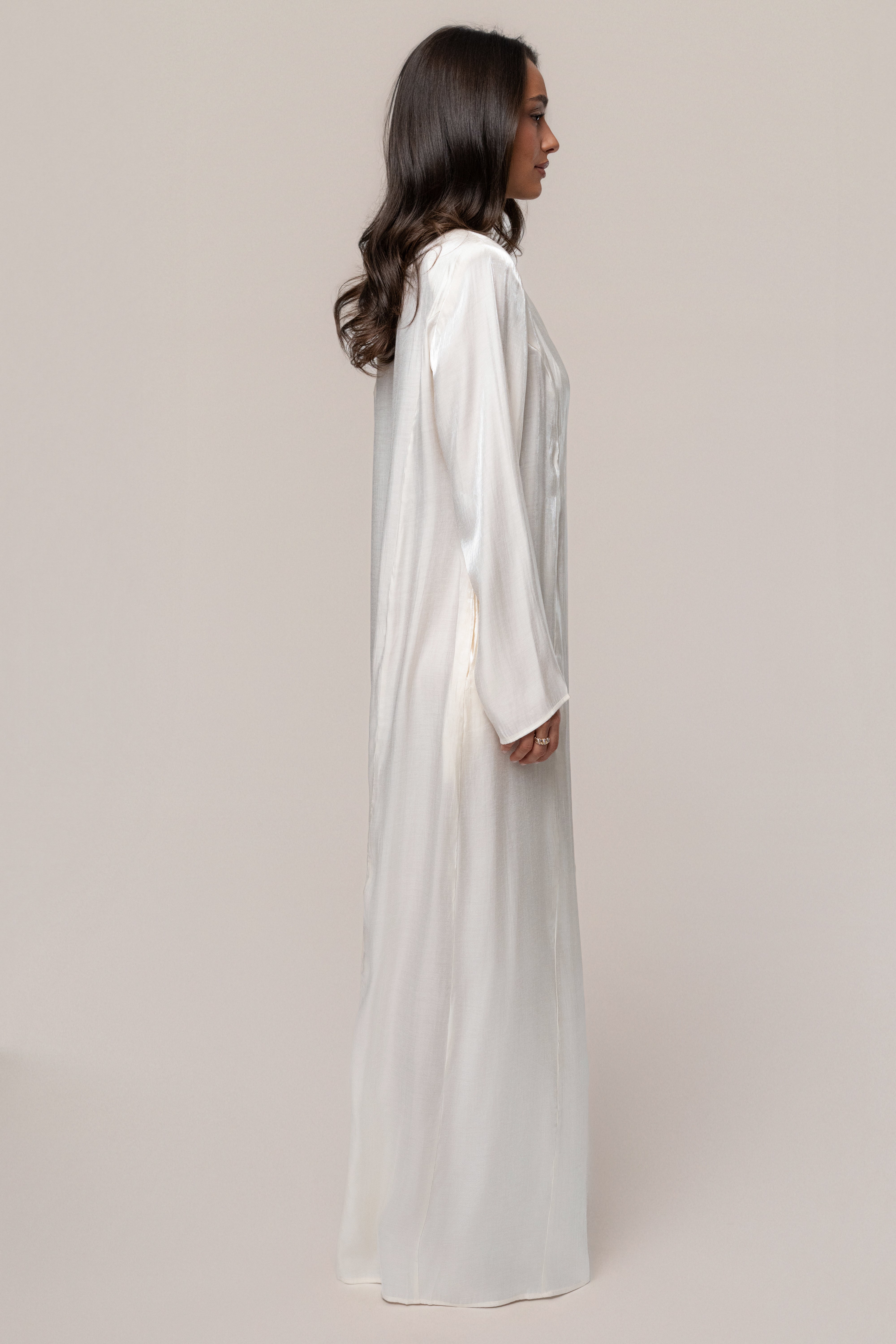 Ivory Evergreen Nights Maxi Dress