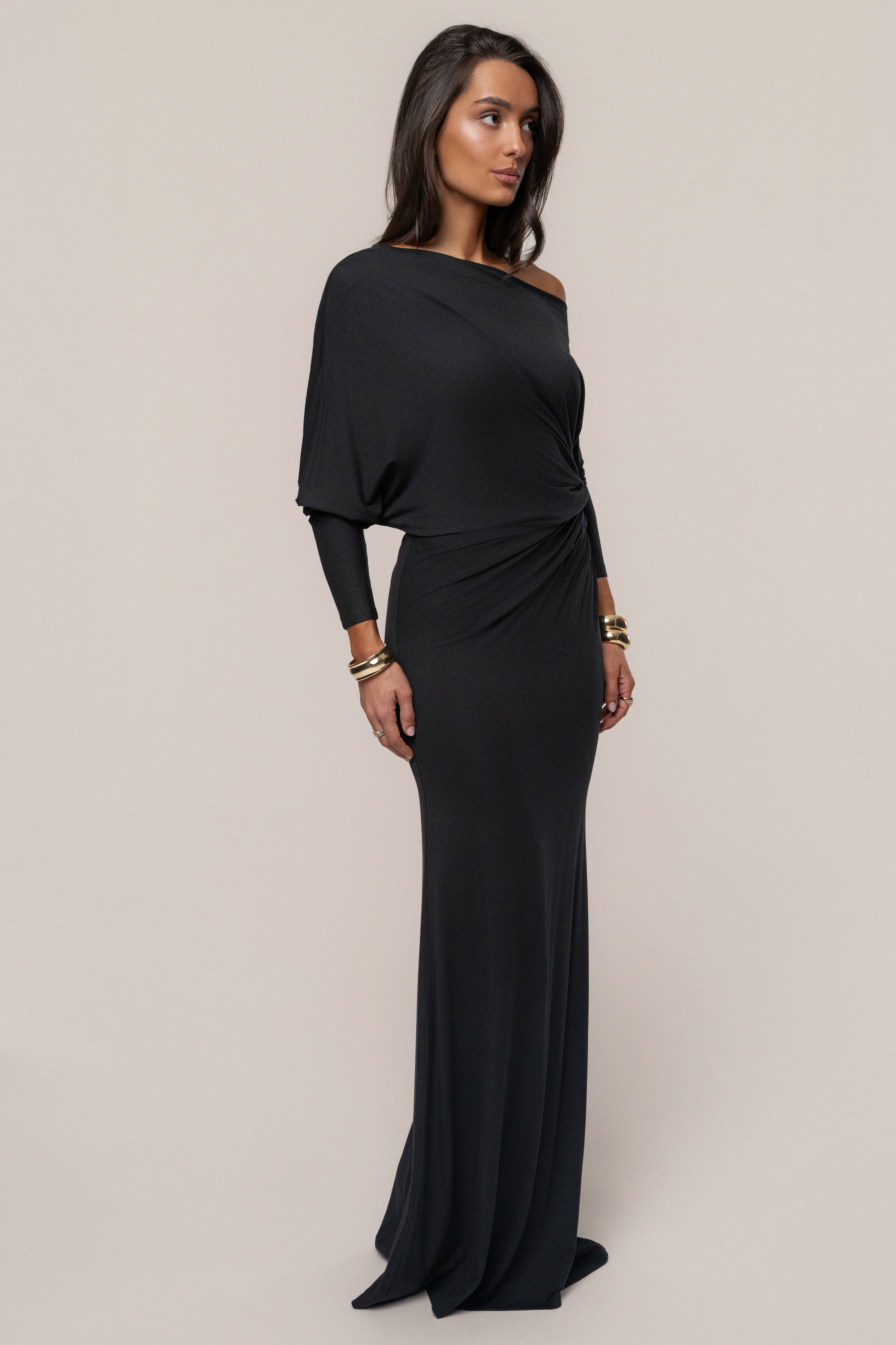 Black Eternal Obsession Maxi Dress