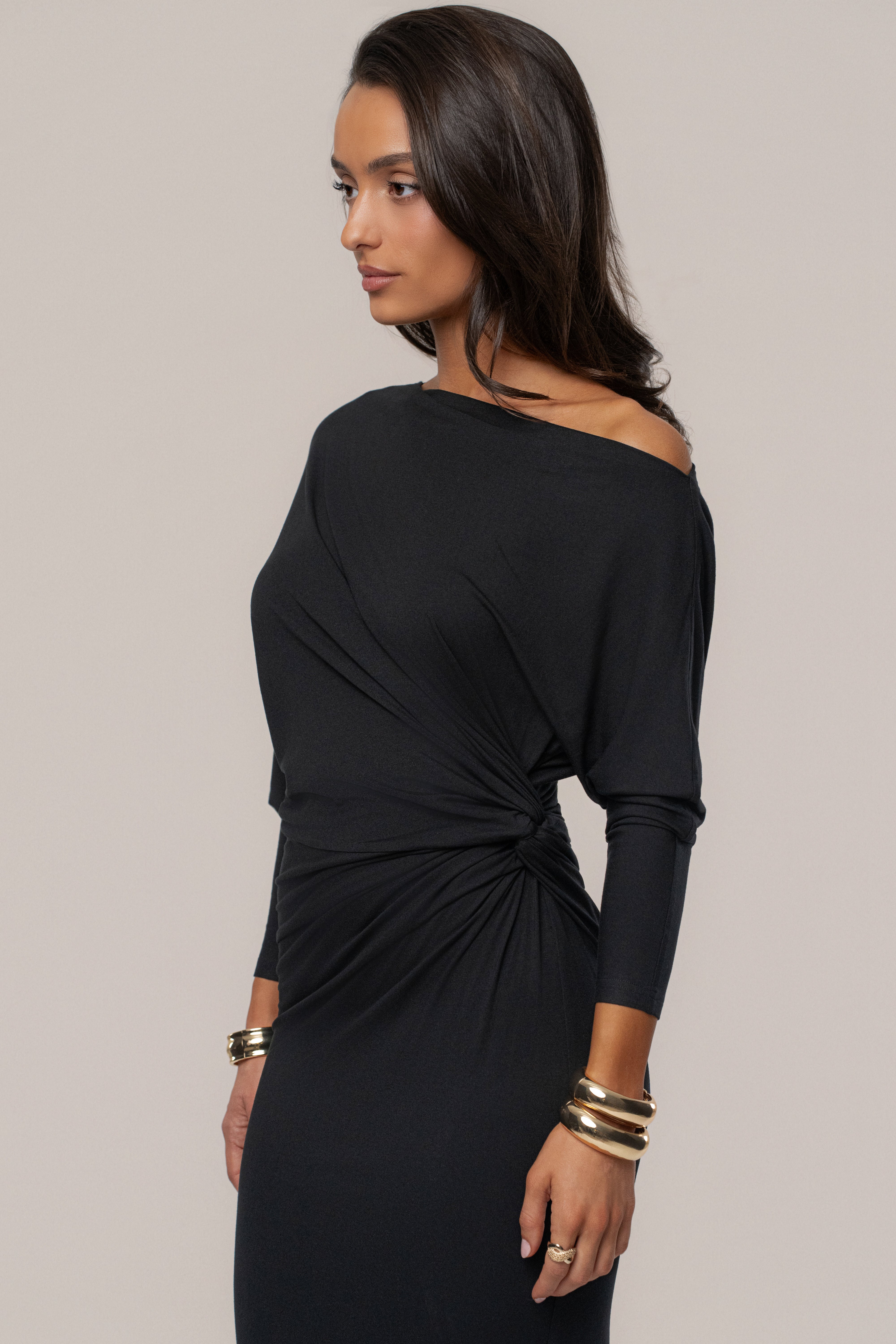 Black Eternal Obsession Maxi Dress