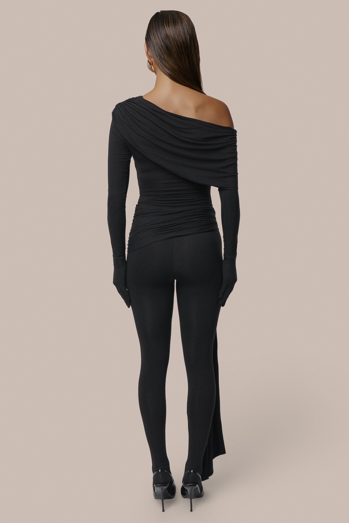 Black Evening Plans Bodysuit - JLUXLABEL