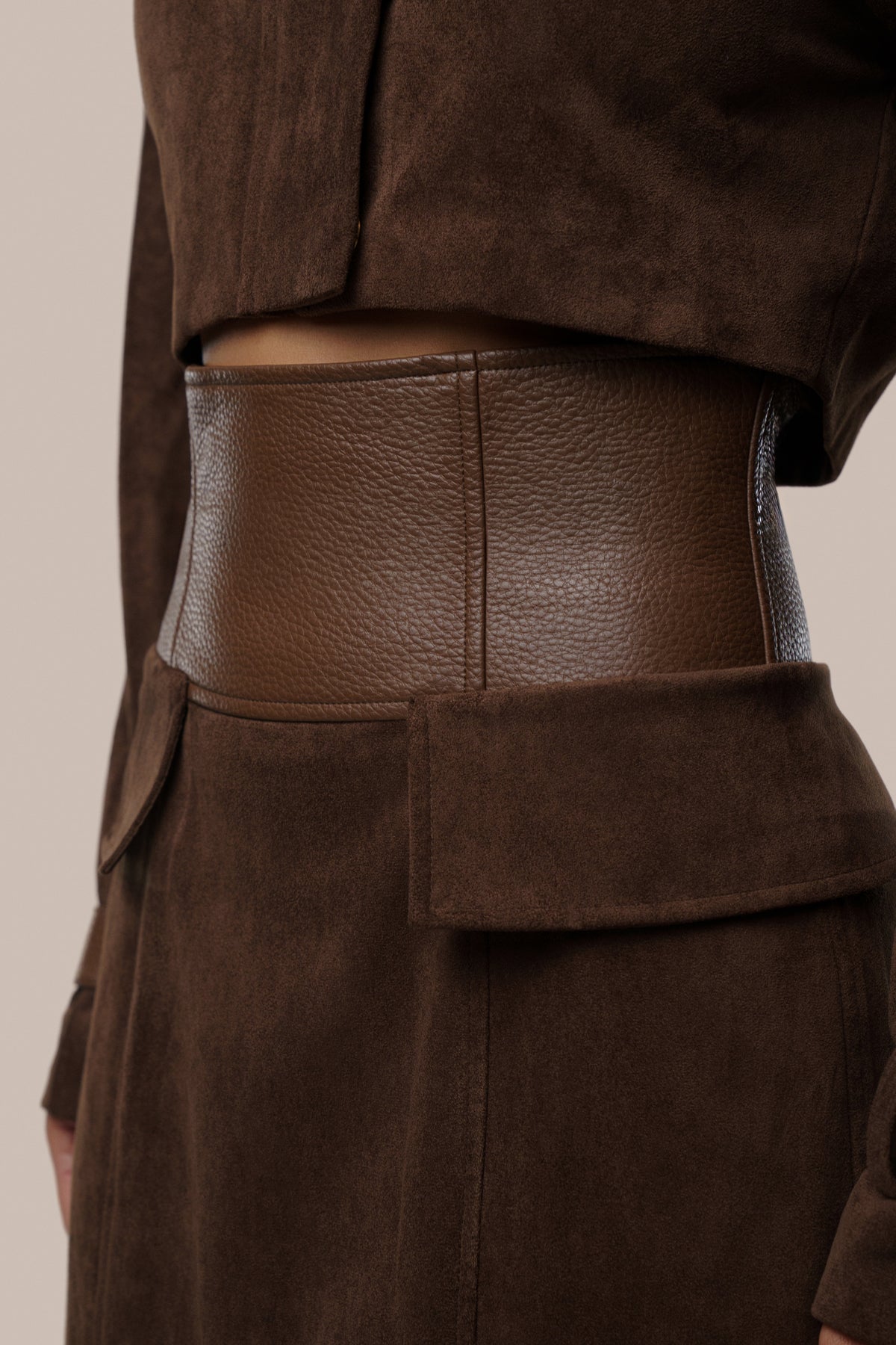 Chocolate Upper East Maxi Skirt - JLUXLABEL