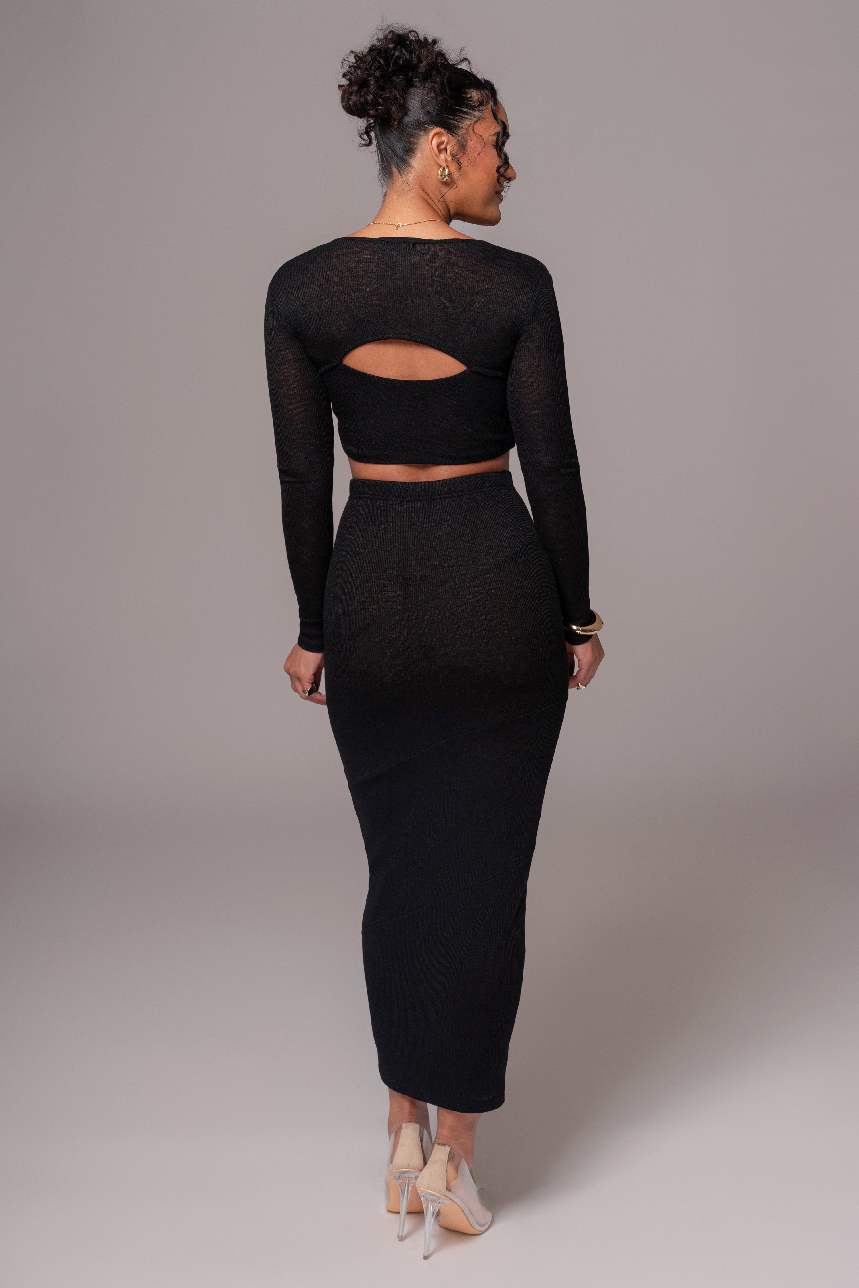 Black All About You Skirt Set - JLUXLABEL