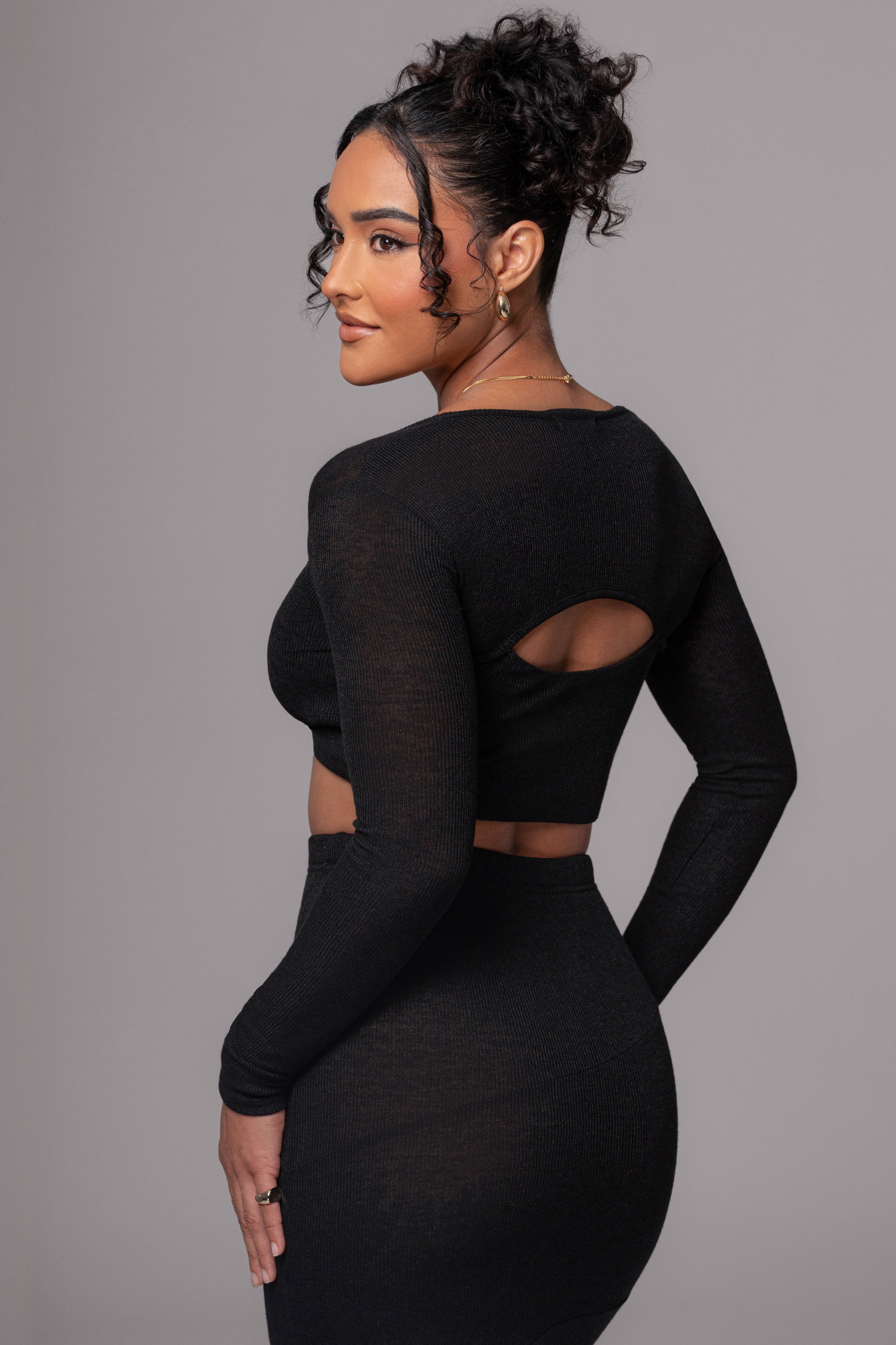 Black All About You Skirt Set - JLUXLABEL