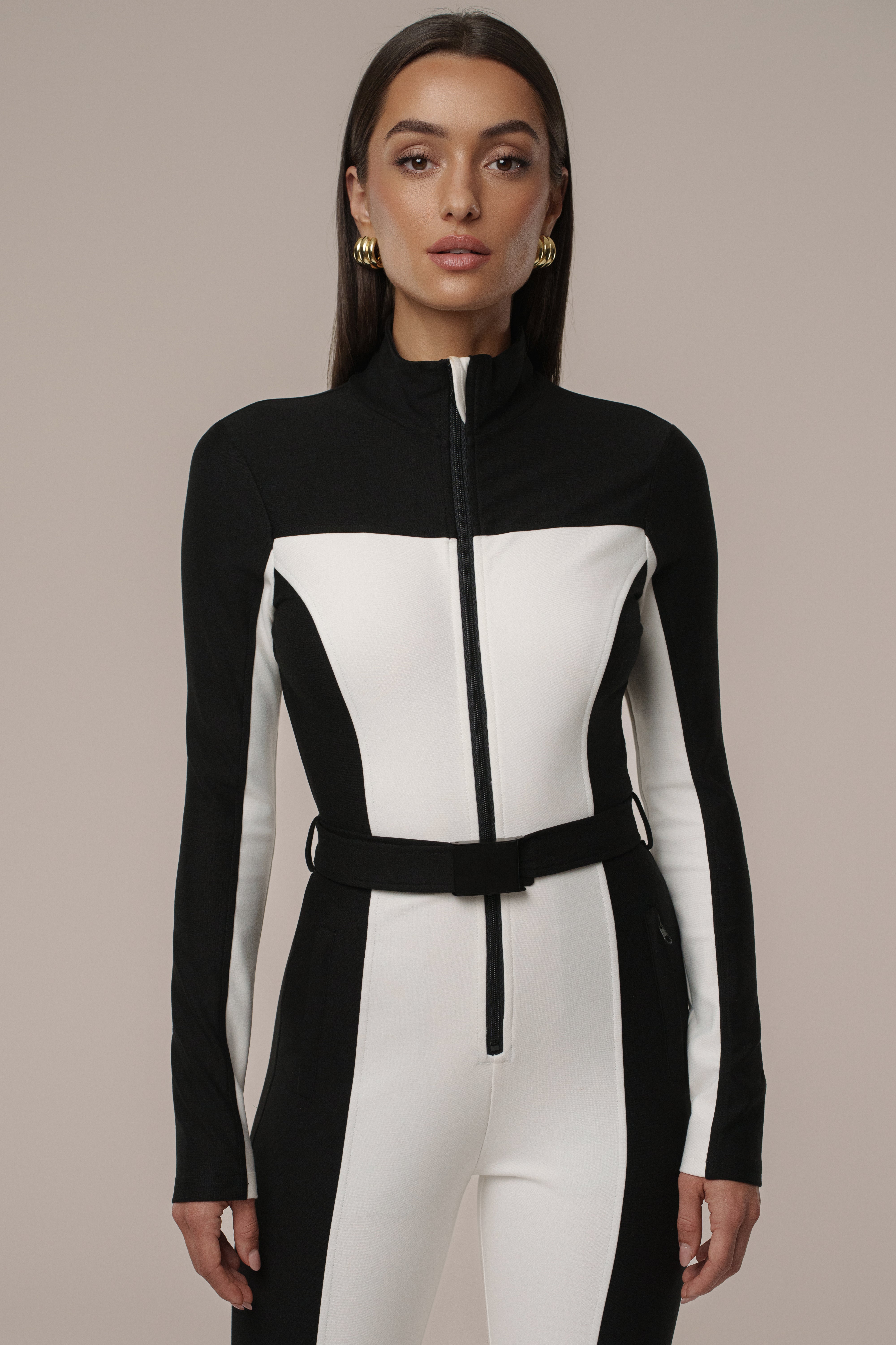 Black Arctic Rush Ski Suit - JLUXLABEL