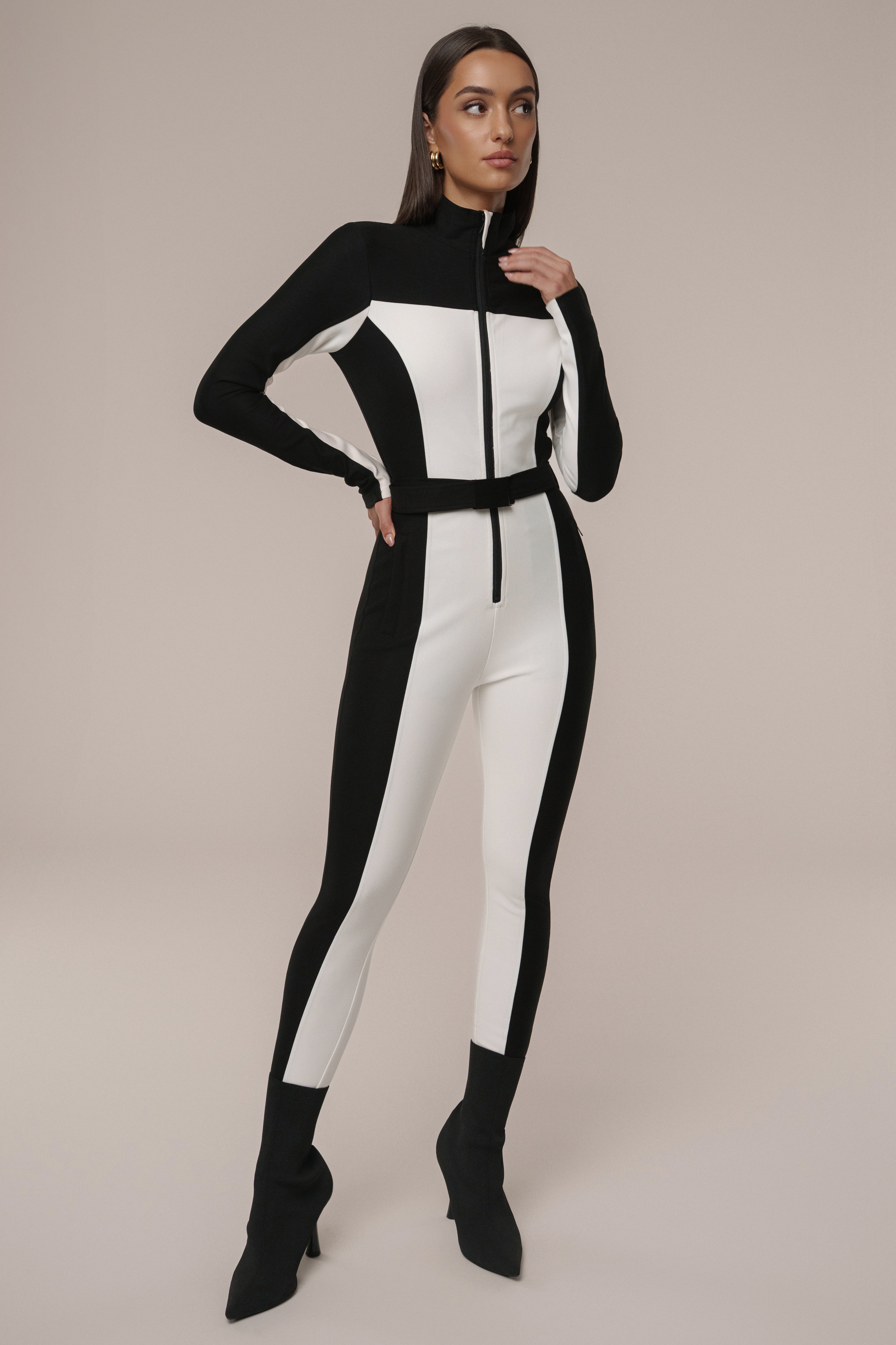 Black Arctic Rush Ski Suit - JLUXLABEL