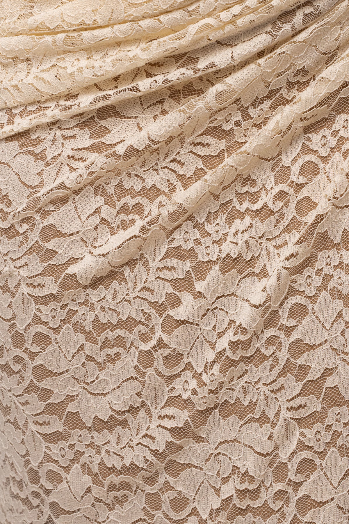 Cream Main Event Lace Corset Dress - JLUXLABEL