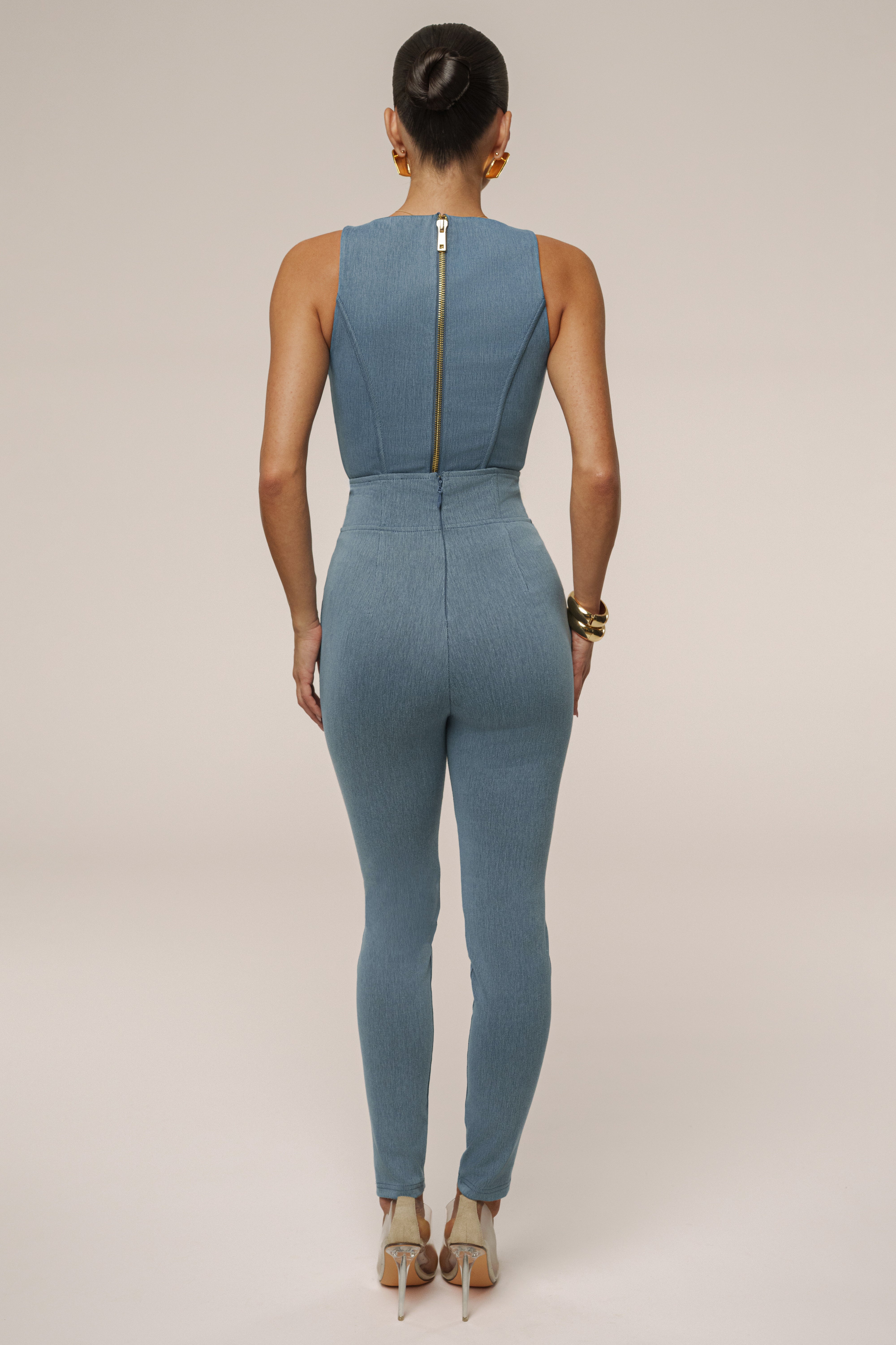 Medium Wash ALICE HIGH WAISTED JEANS - JLUXLABEL