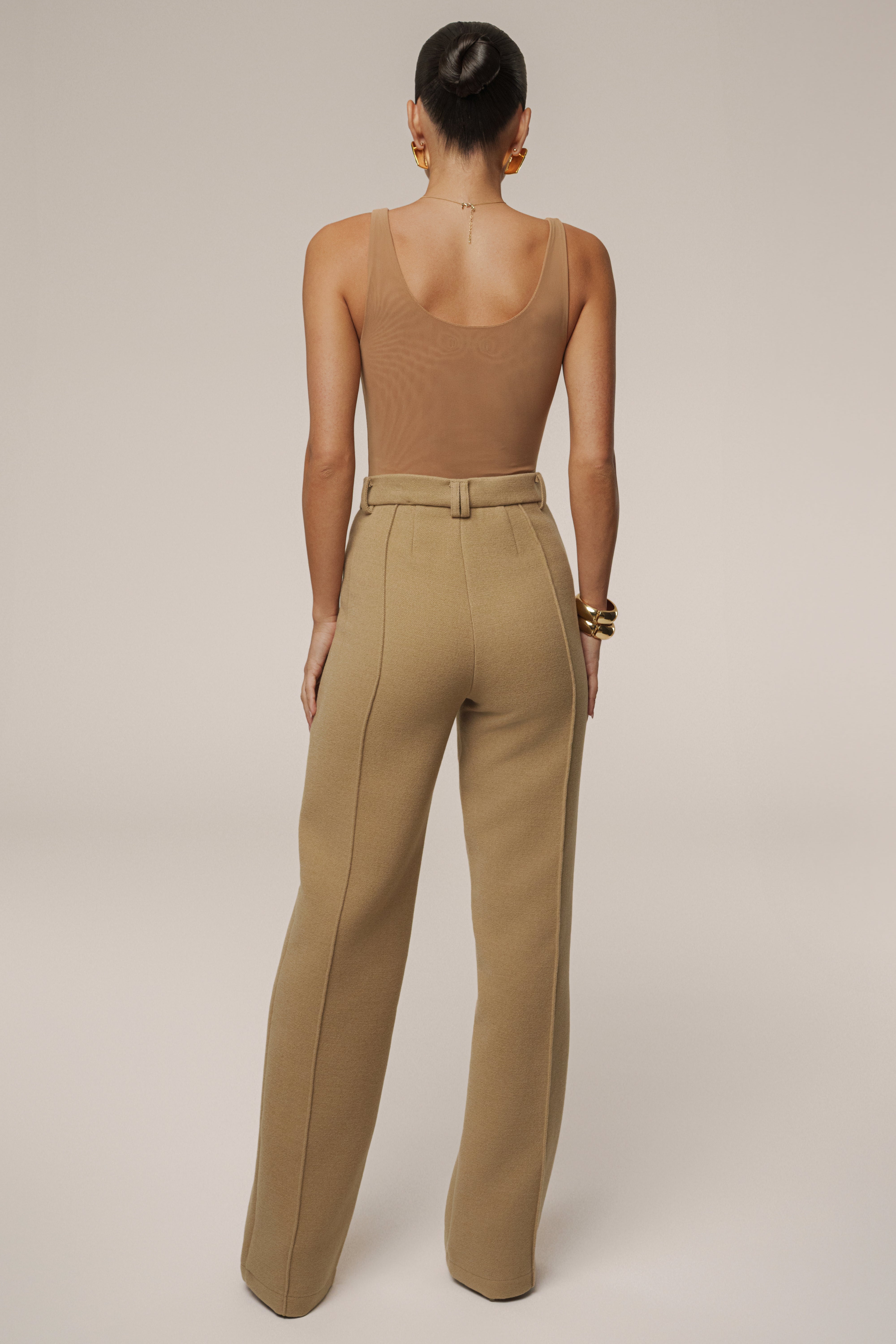 Beige STAY SHARP TROUSER - JLUXLABEL