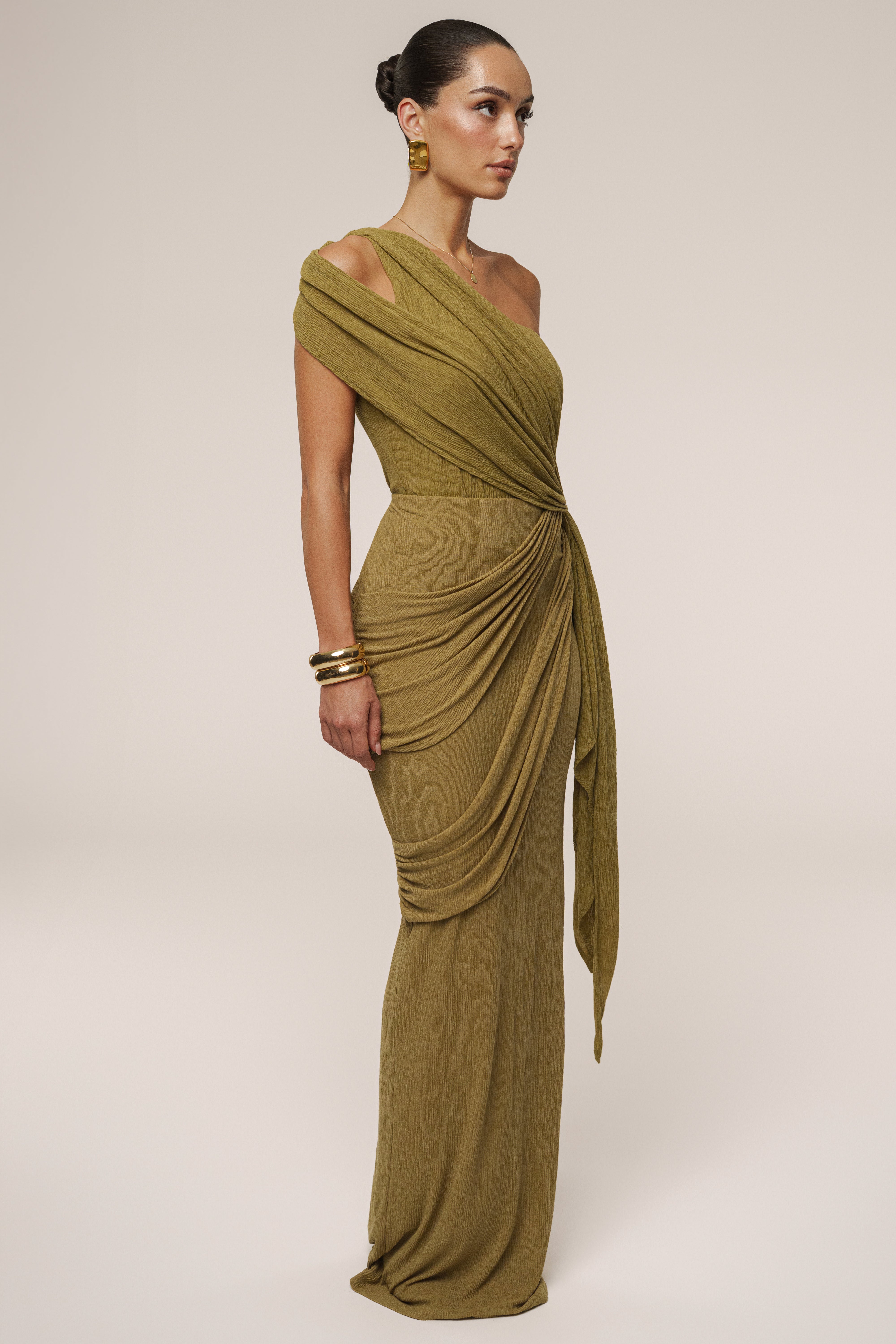 Moss Lovina Drape Bodysuit - JLUXLABEL