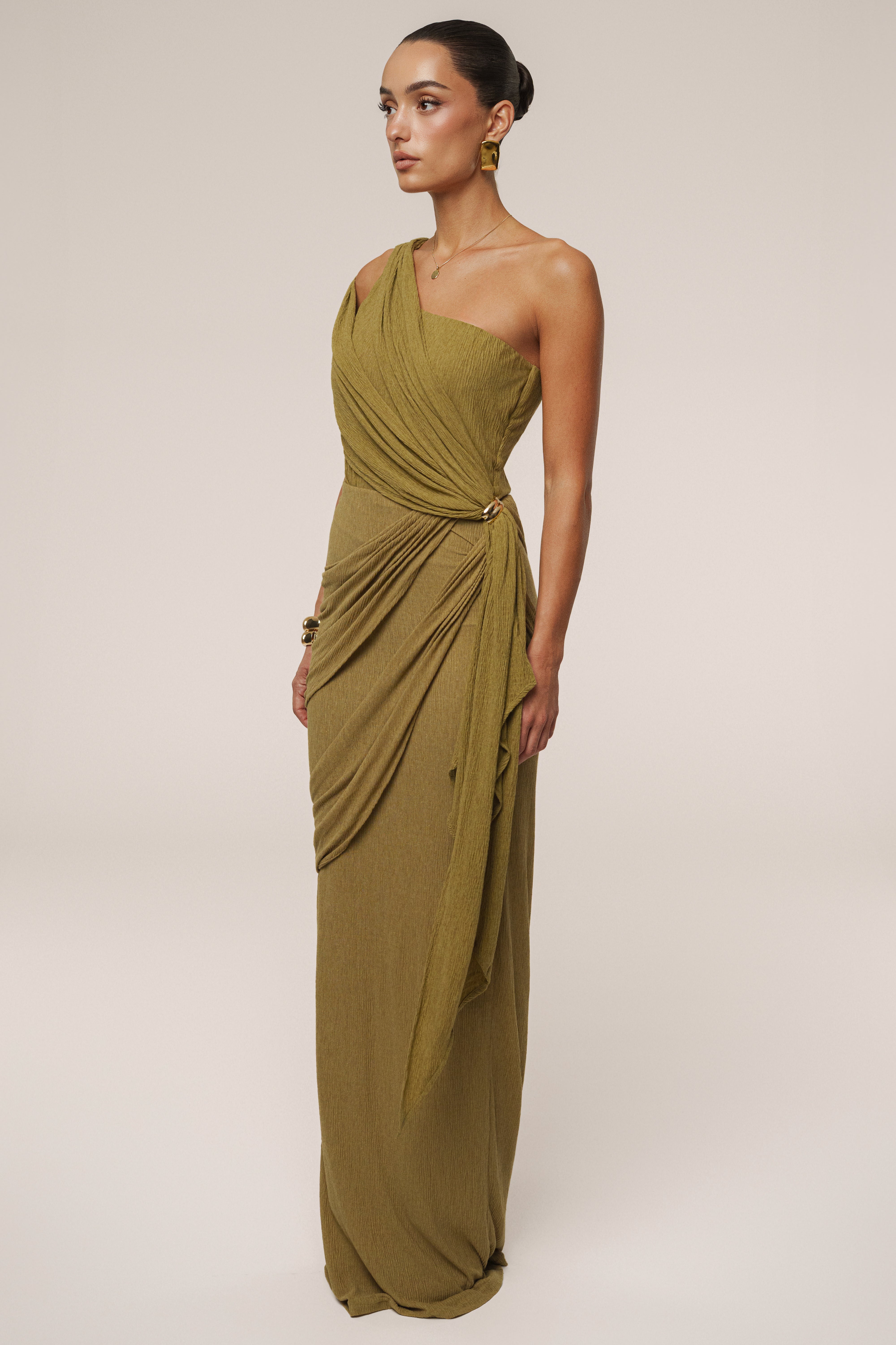 Moss Lovina Drape Bodysuit - JLUXLABEL