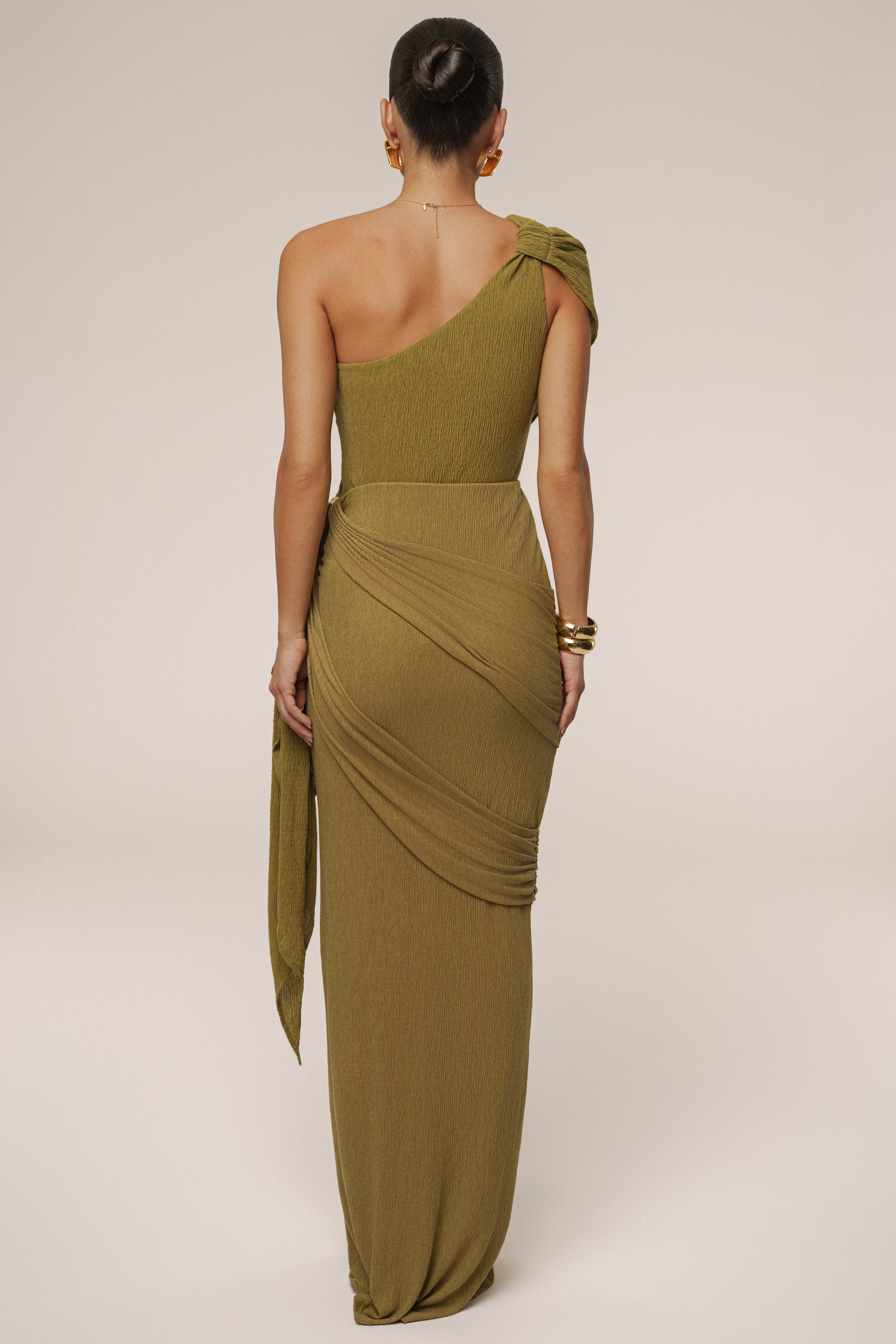 Moss Lovina Drape Bodysuit - JLUXLABEL