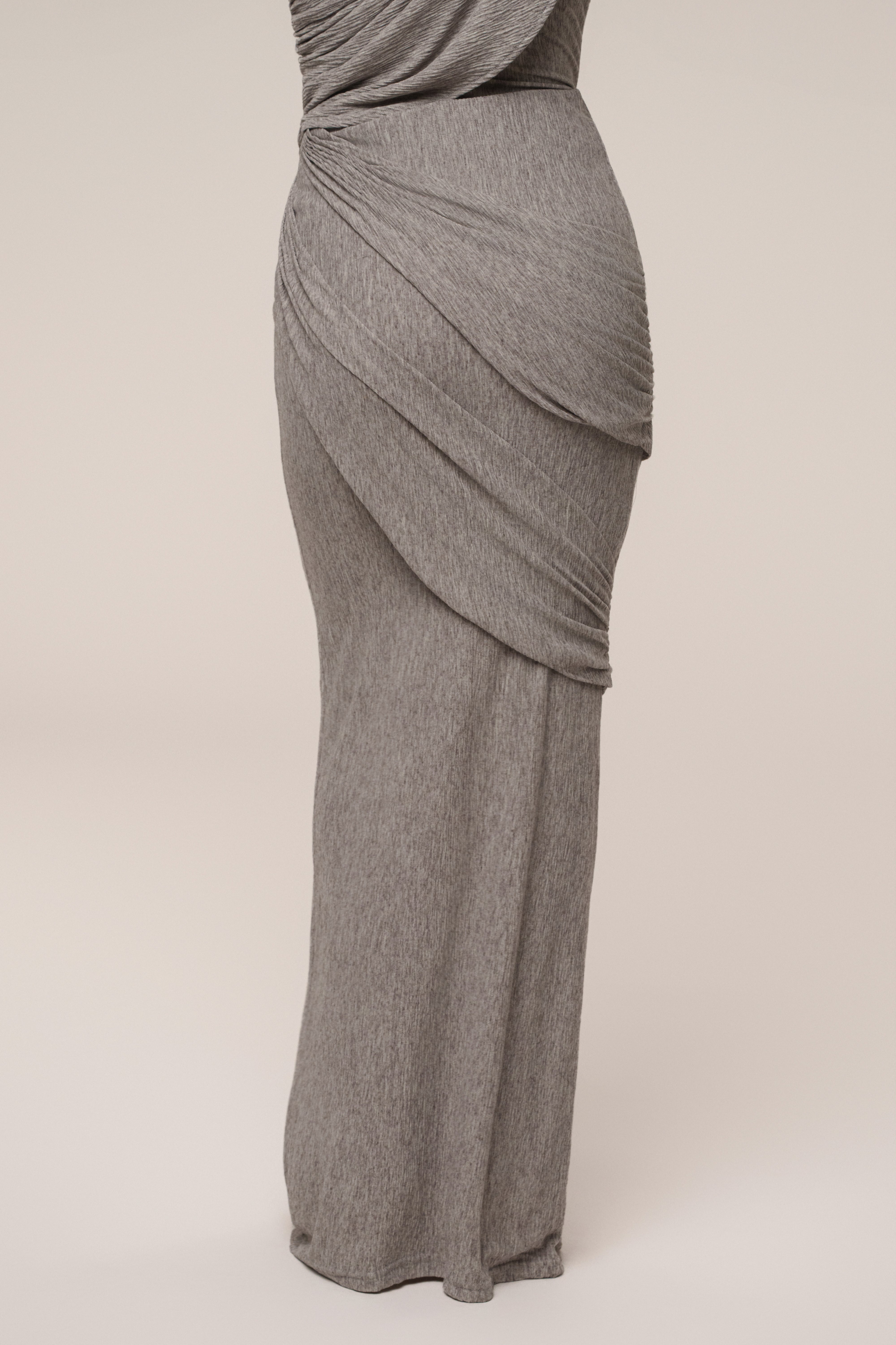 Grey Paradise Hills Maxi Skirt - JLUXLABEL