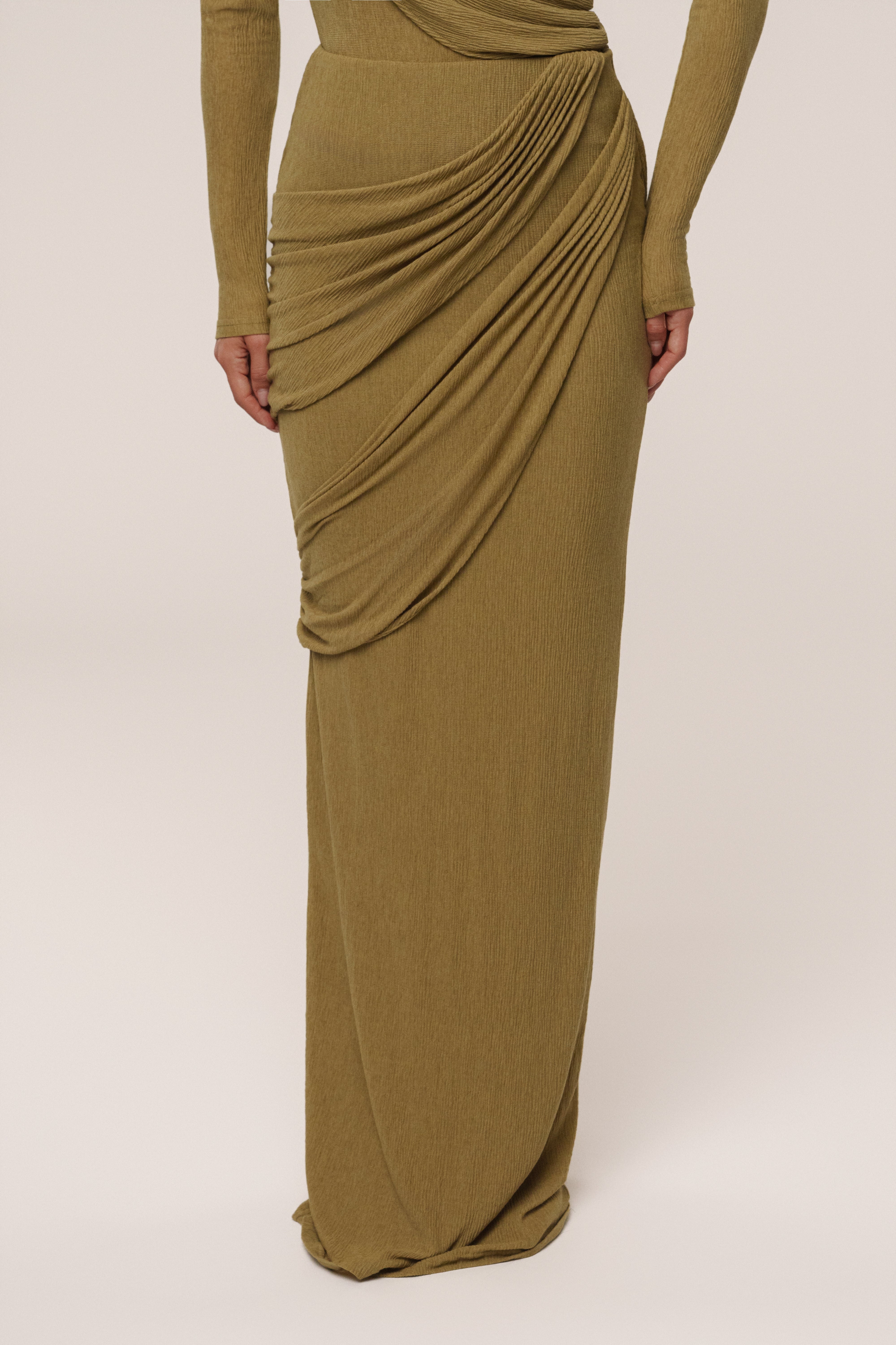 Moss Paradise Hills Maxi Skirt - JLUXLABEL
