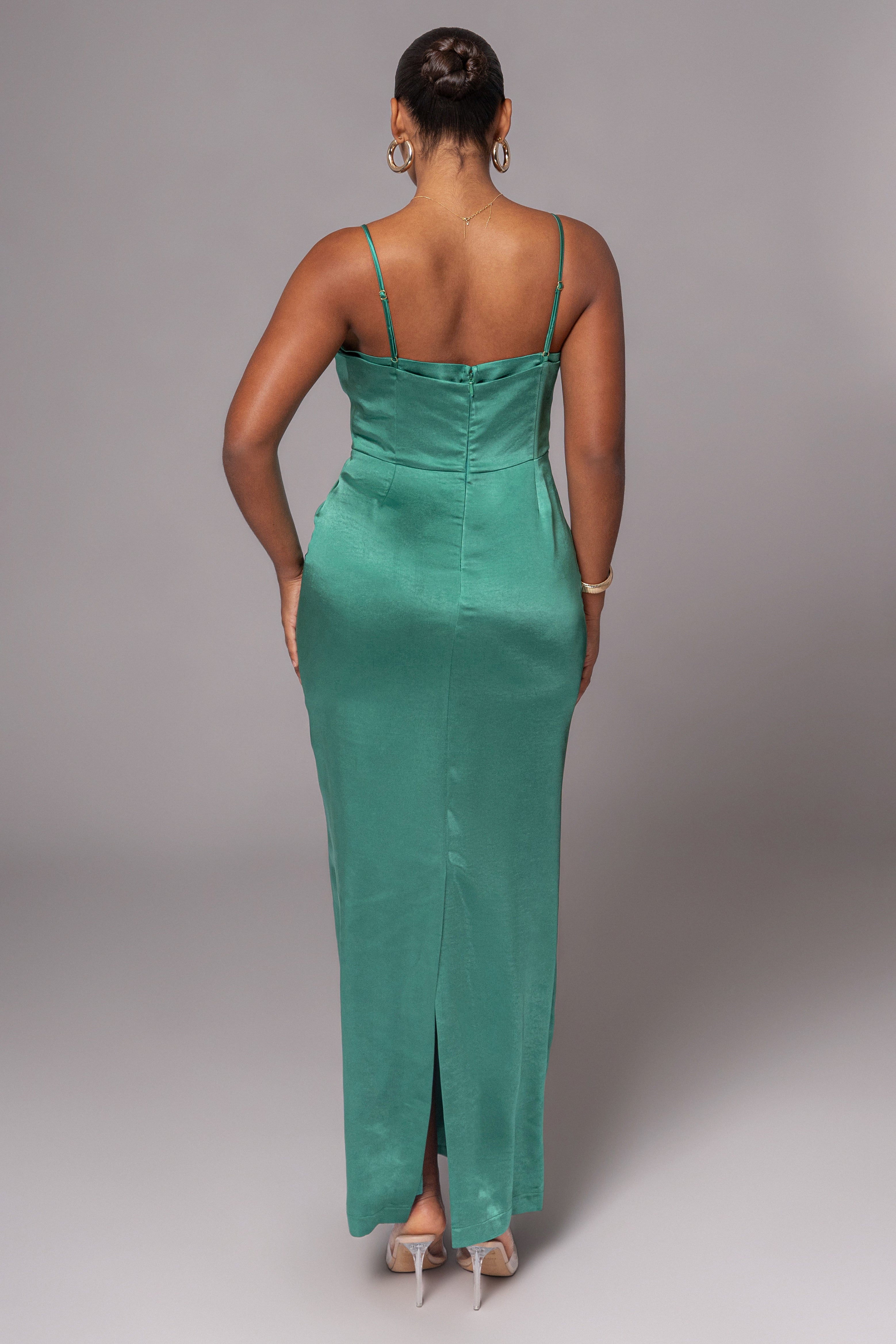 Green Moment In Time Maxi Dress - JLUXLABEL