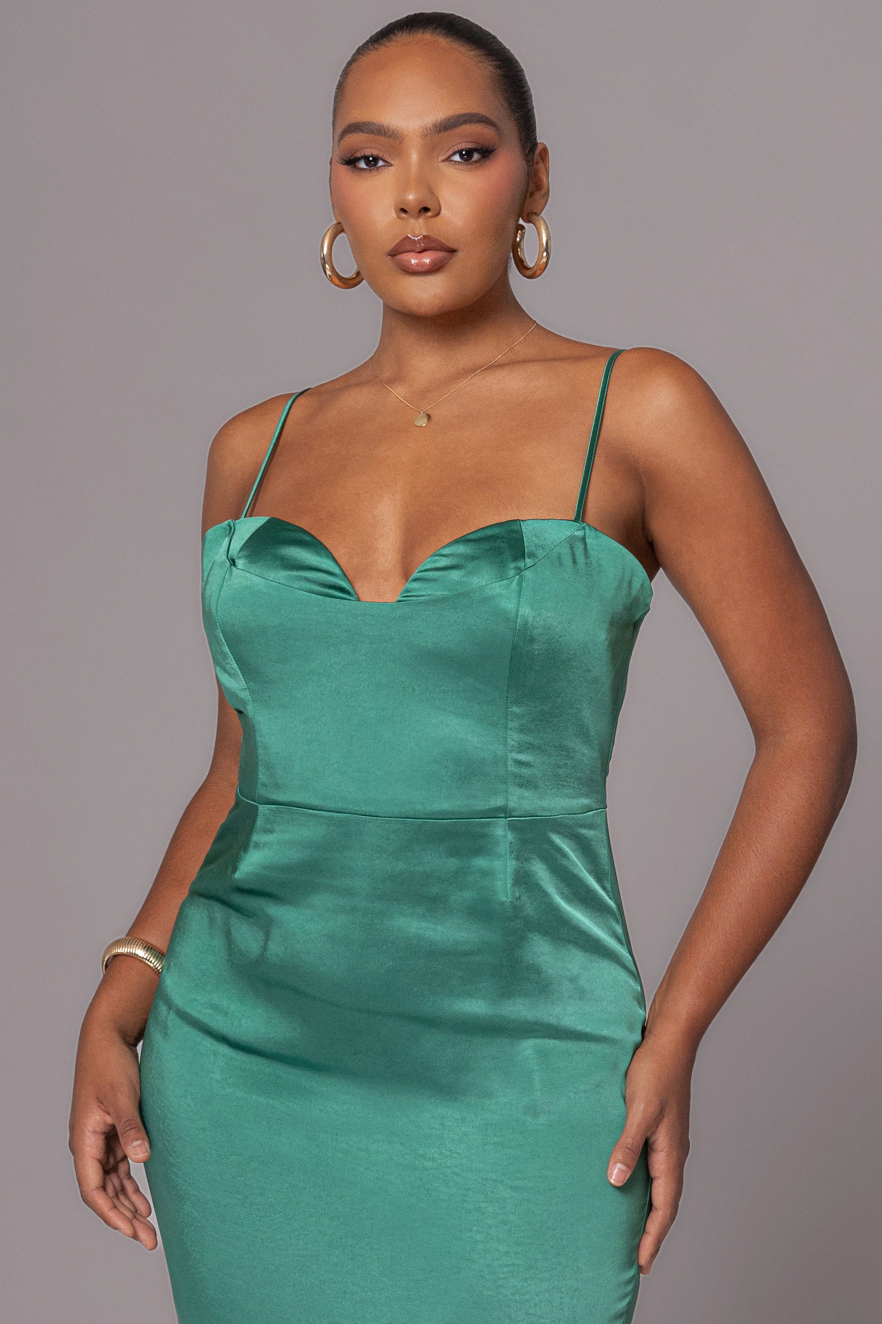 Green Moment In Time Maxi Dress - JLUXLABEL