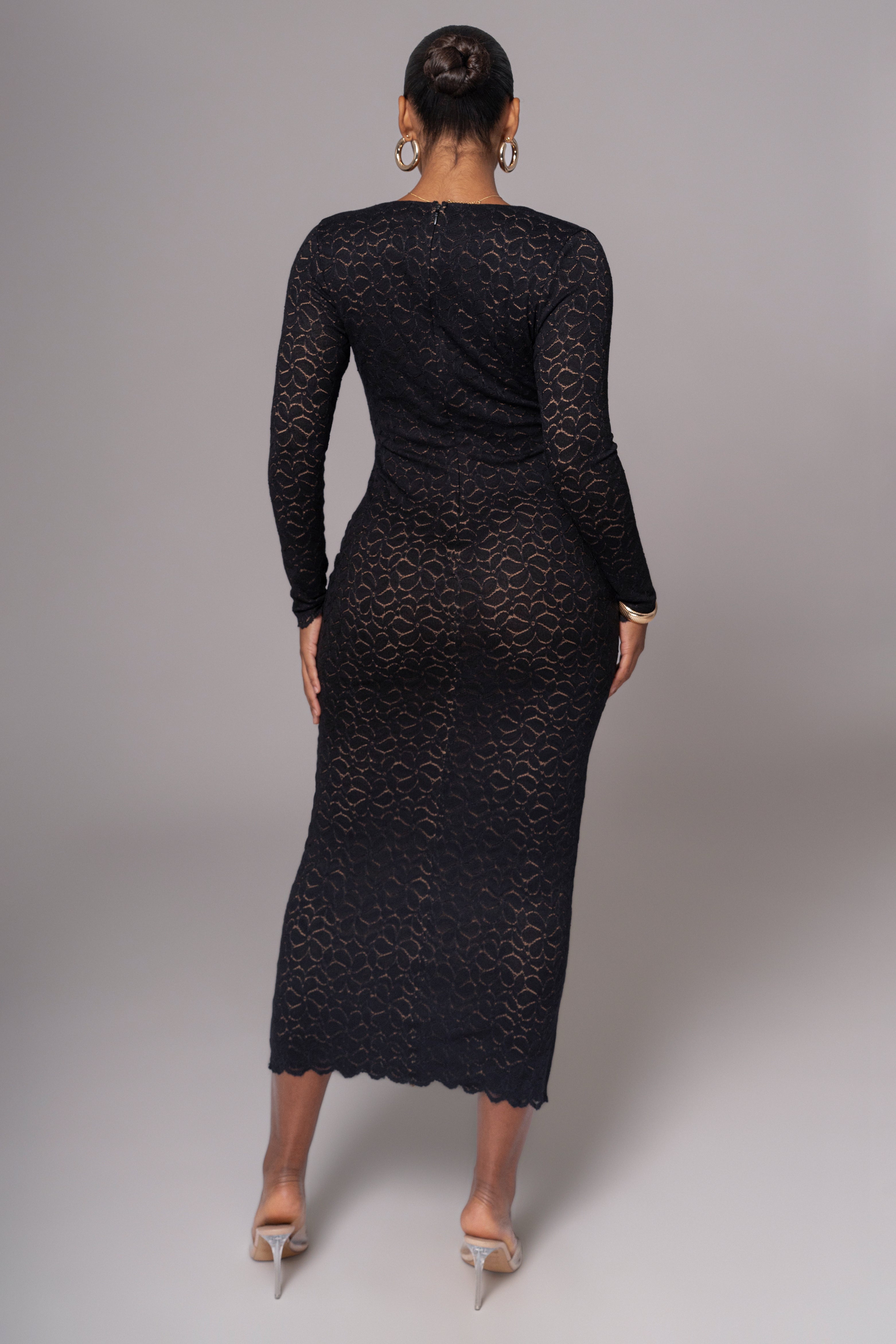 Black Reunited Maxi Dress - JLUXLABEL