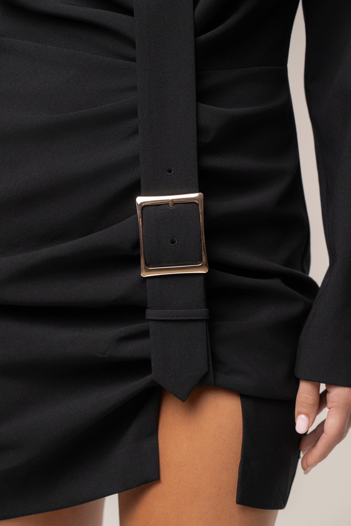 PRE-ORDER Black Own the Room Mini Dress