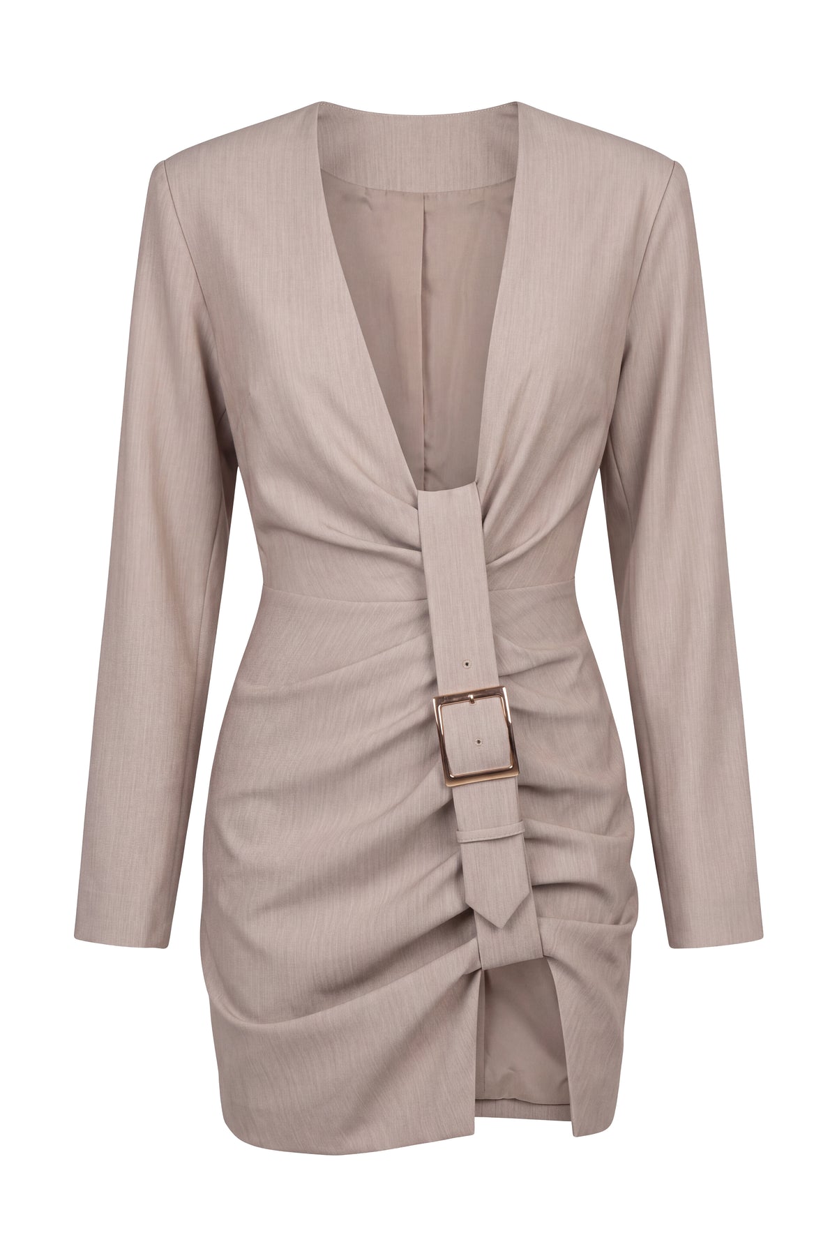 Taupe Own the Room Mini Dress