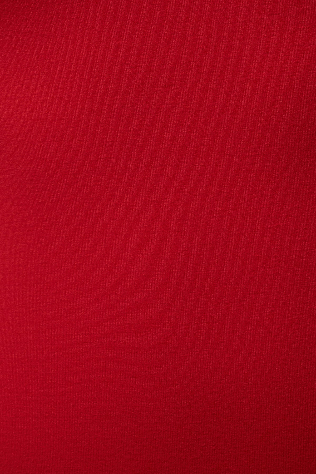 Red Classic Turtleneck Maxi Dress