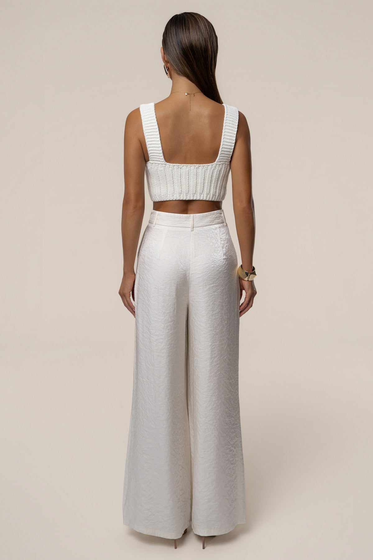 Ivory Soft Form Knit Bralette