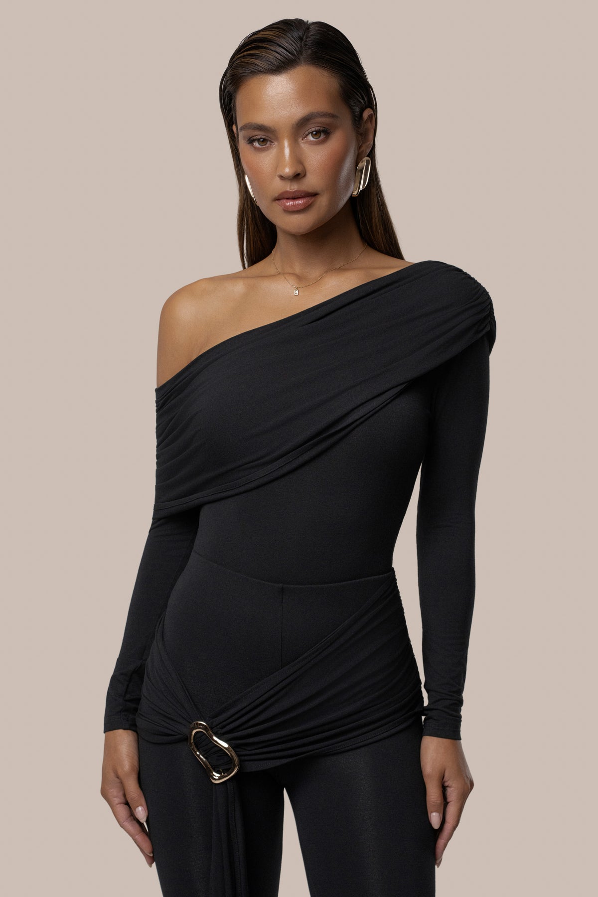 Black Evening Plans Bodysuit - JLUXLABEL