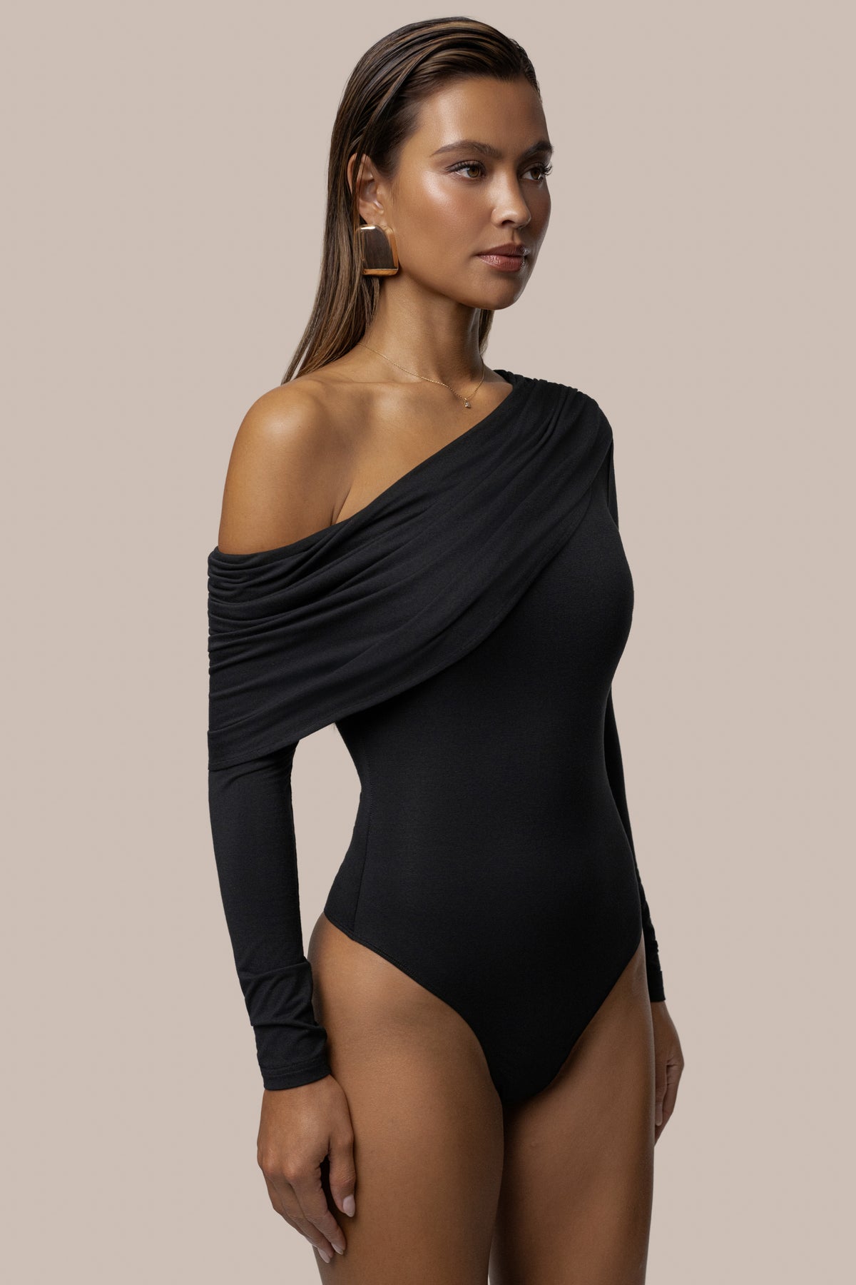 Black Evening Plans Bodysuit - JLUXLABEL