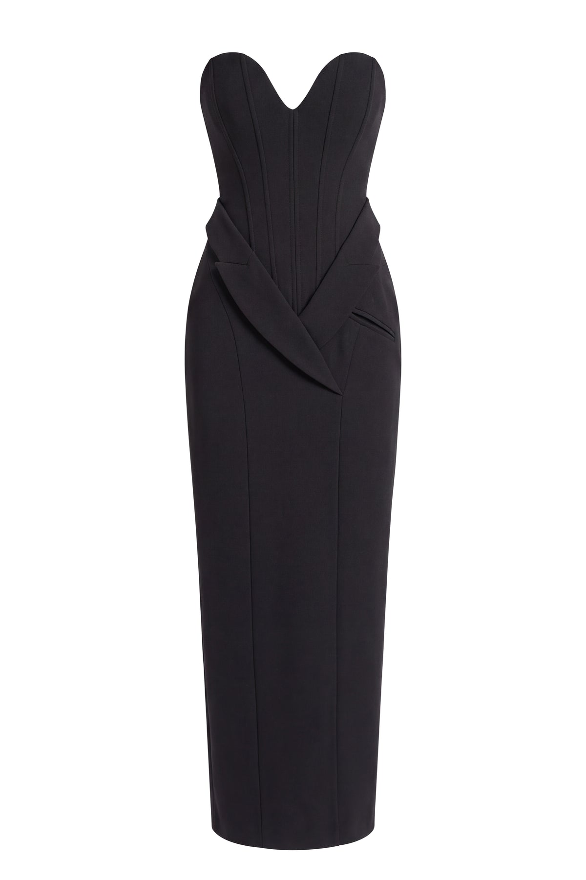 Black Cocktail Hour Maxi Gown
