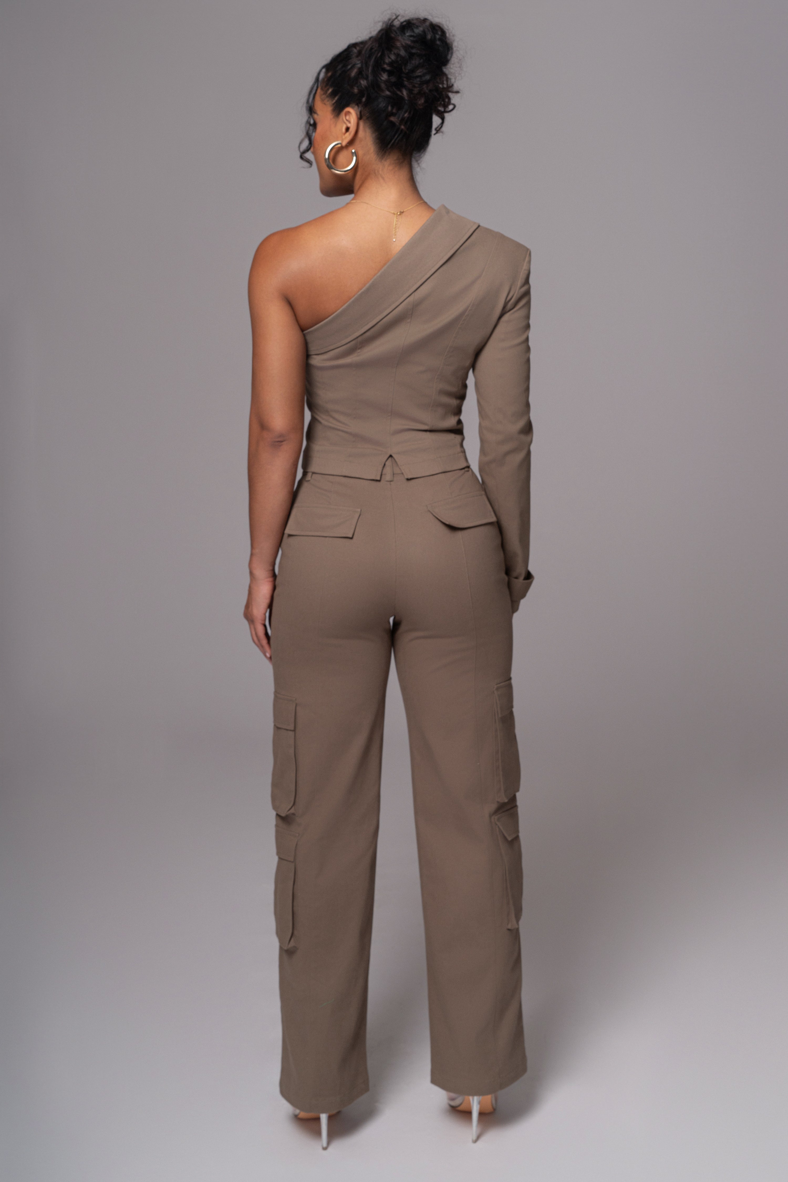 Olive Amal One Shoulder Top - JLUXLABEL