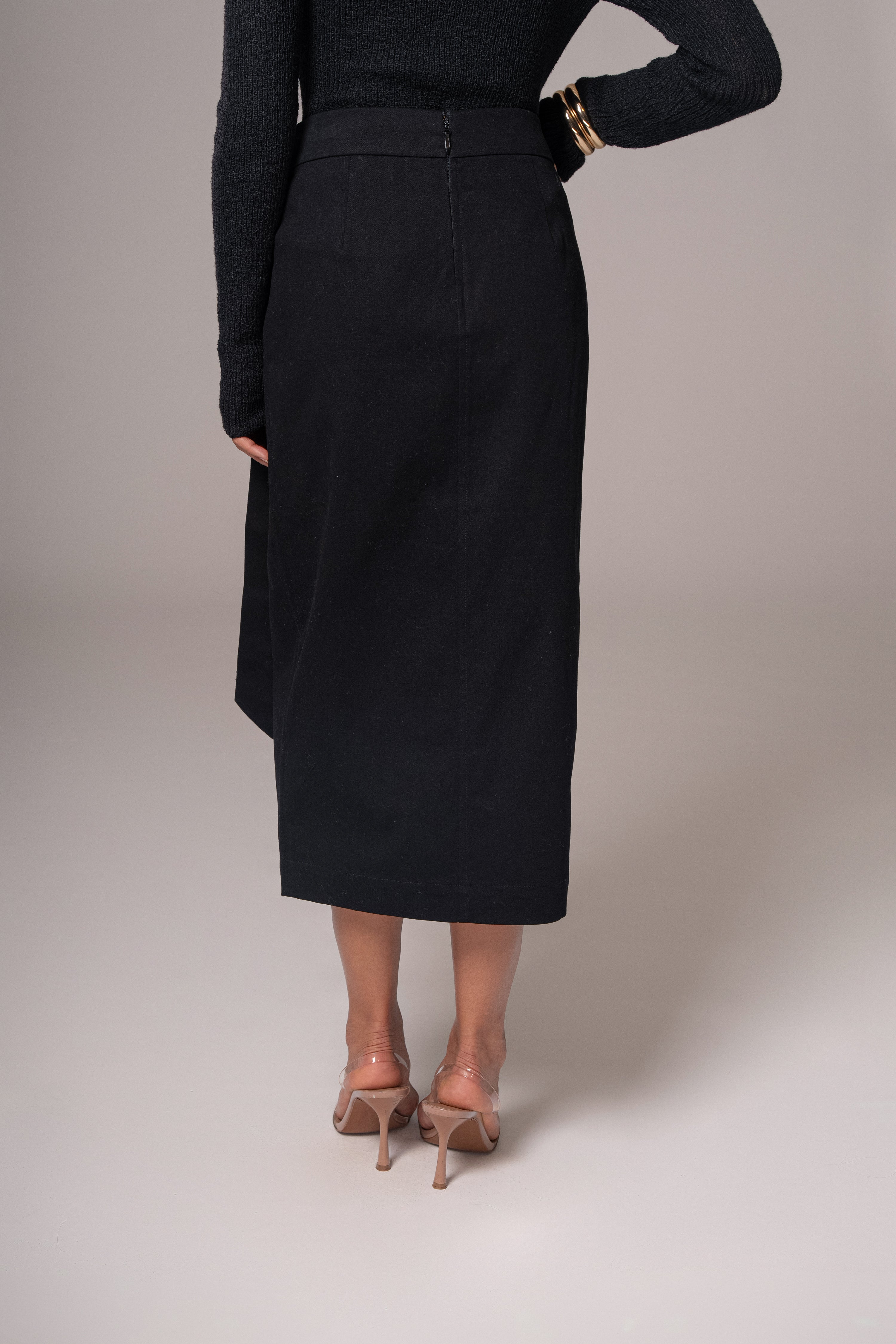 Black City Life Cargo Skirt - JLUXLABEL