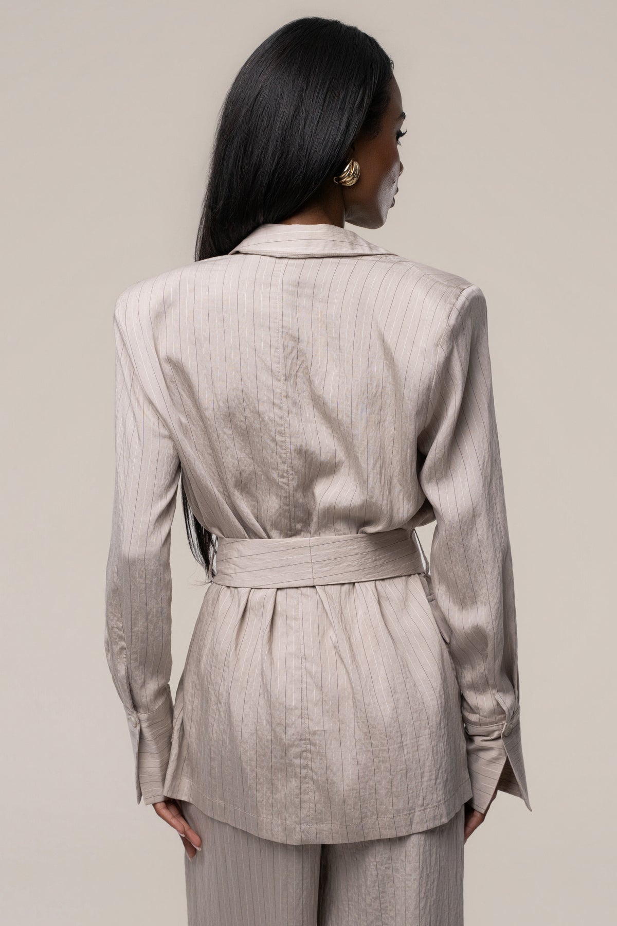 Stone Social Club Pinstripe Blazer