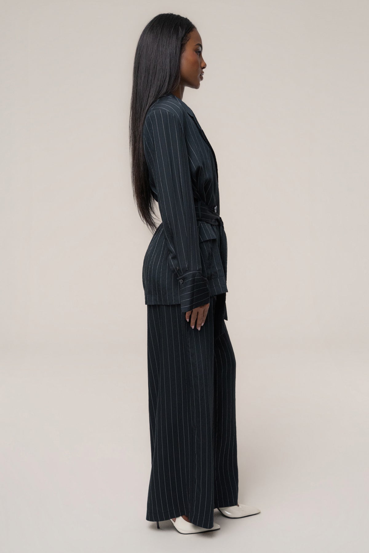 Black Social Club Pinstripe Pants