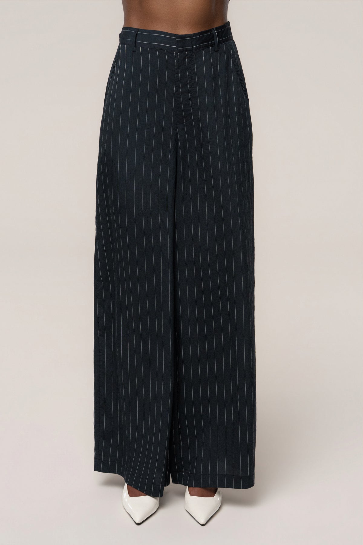 Black Social Club Pinstripe Pants