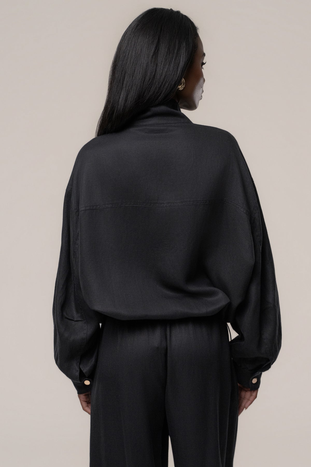 Black Weekend Funnel Neck Jacket - JLUXLABEL