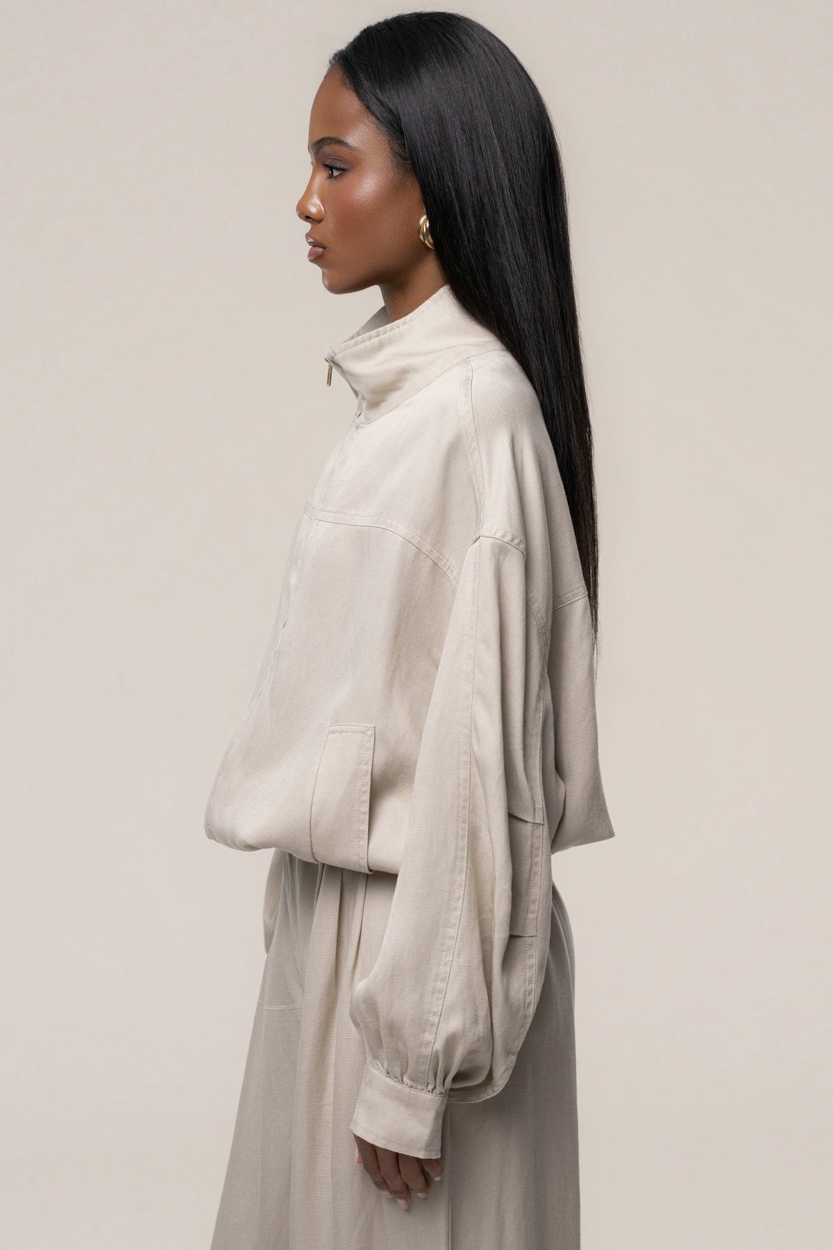 Stone Weekend Funnel Neck Jacket - JLUXLABEL