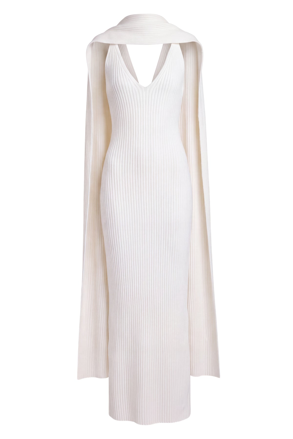 Ivory Weekend Away Knit Maxi Dress