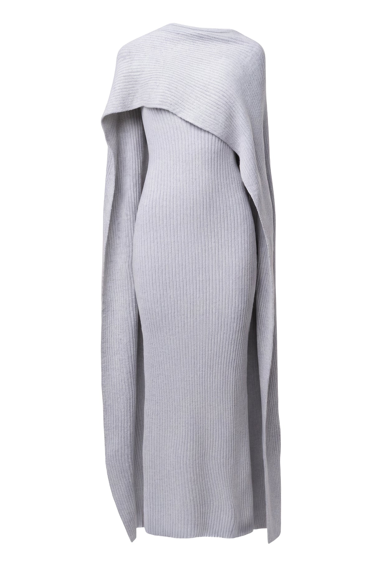 Heather Grey Lodge Ribbed Scarf