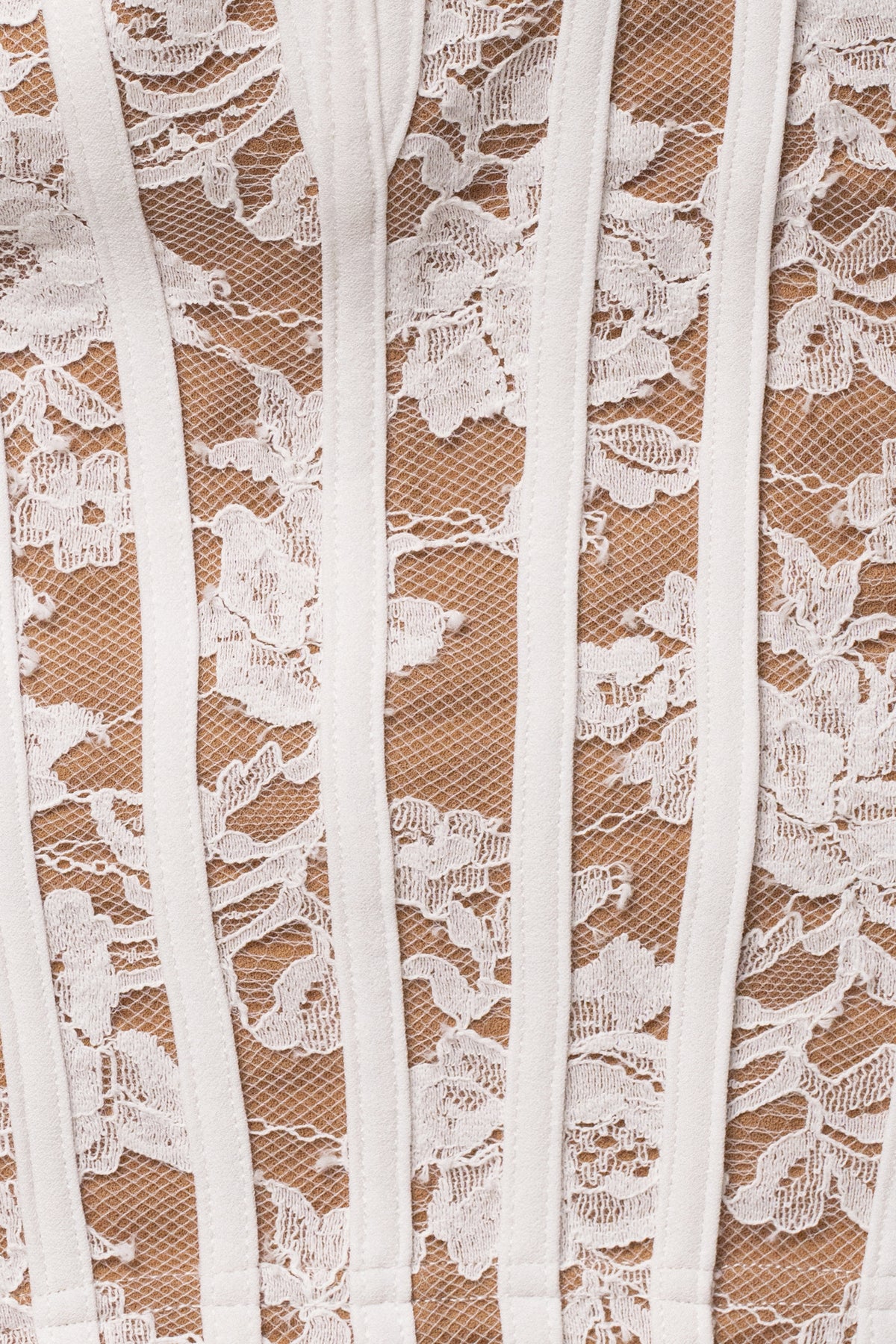 Ivory Promise Lace Corset Dress