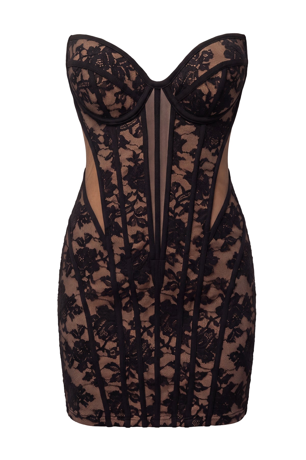 Black Promise Lace Corset Dress