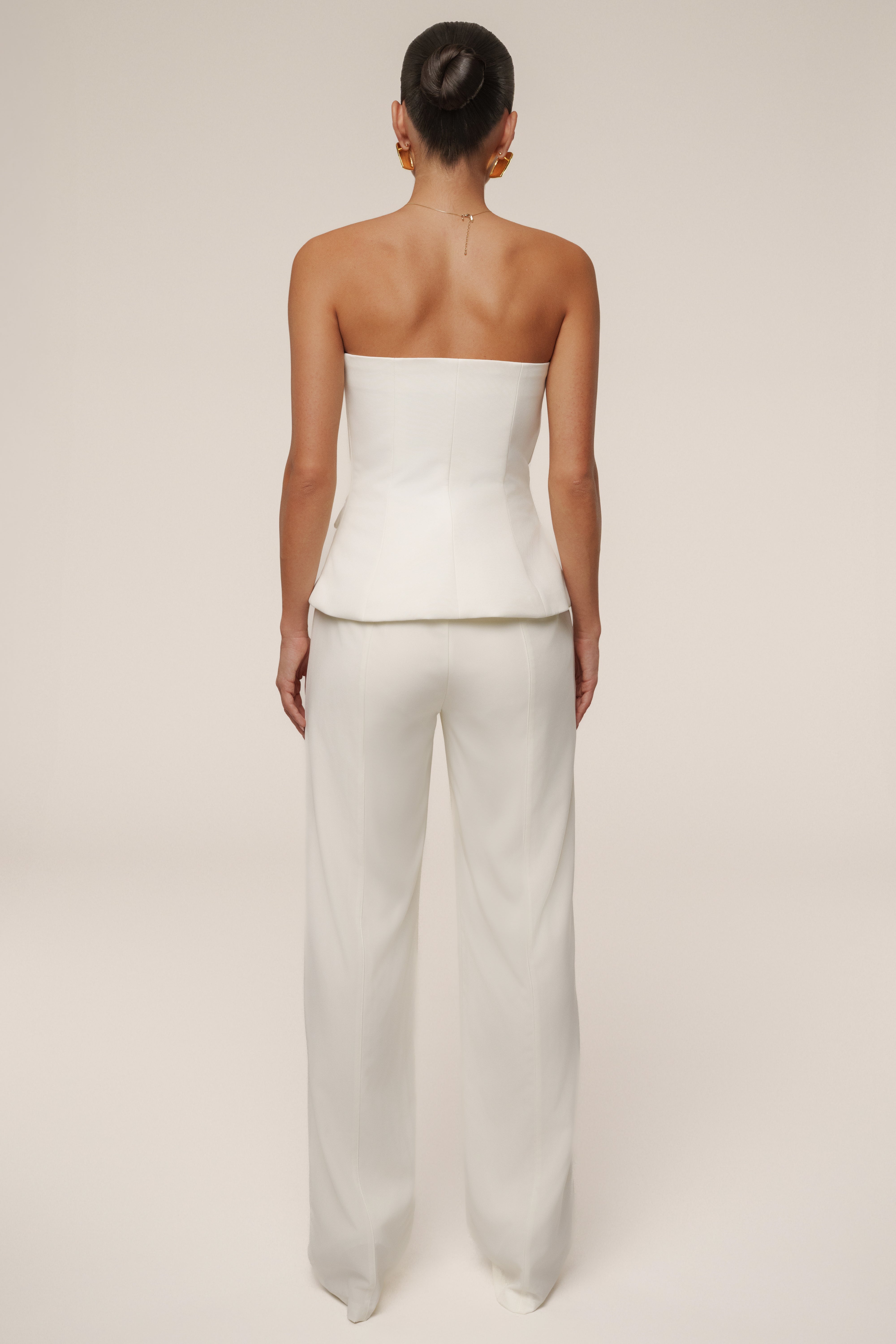 Ivory Vienna Strapless Top - JLUXLABEL