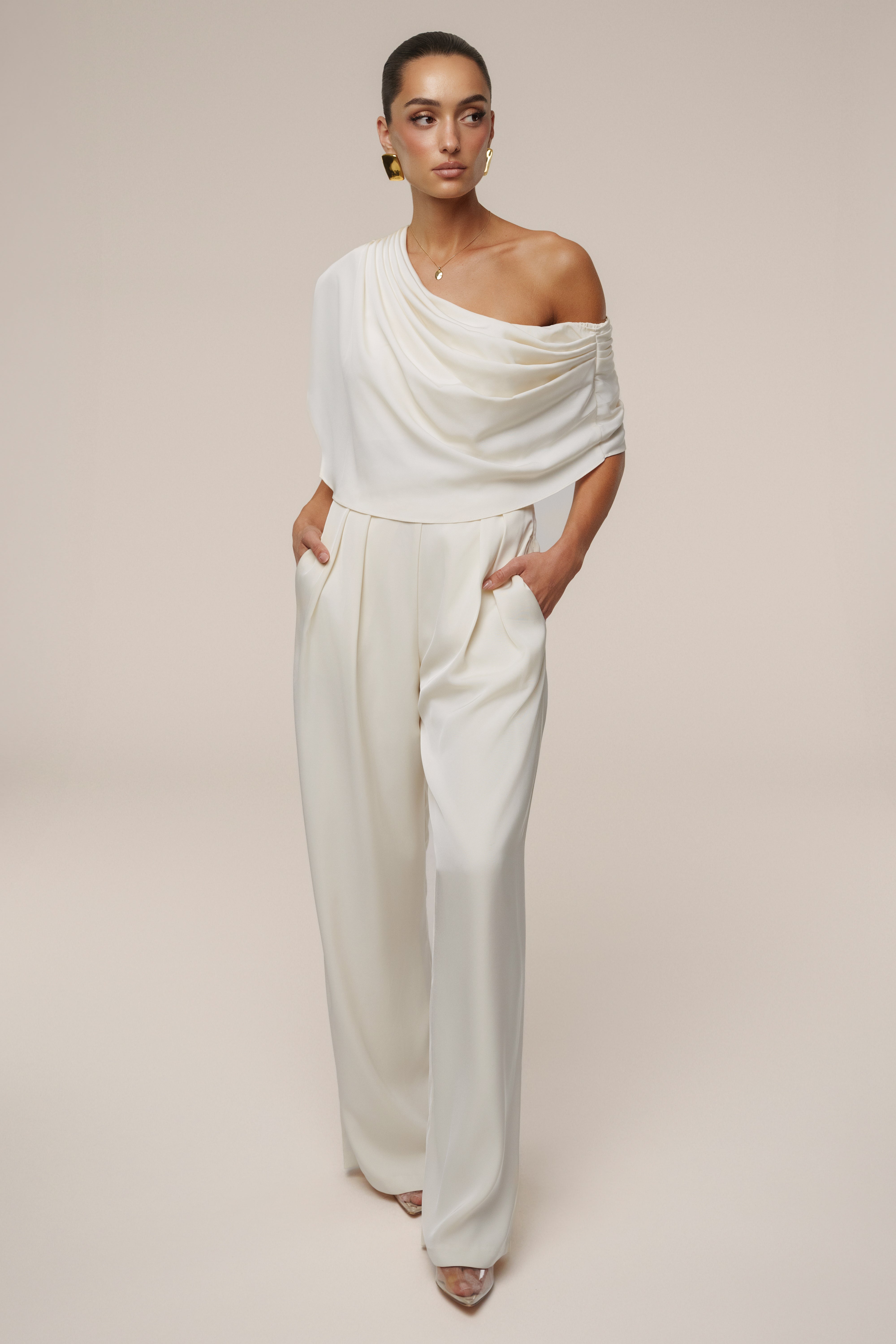 Buttercream Gleam and Glow Satin Top - JLUXLABEL