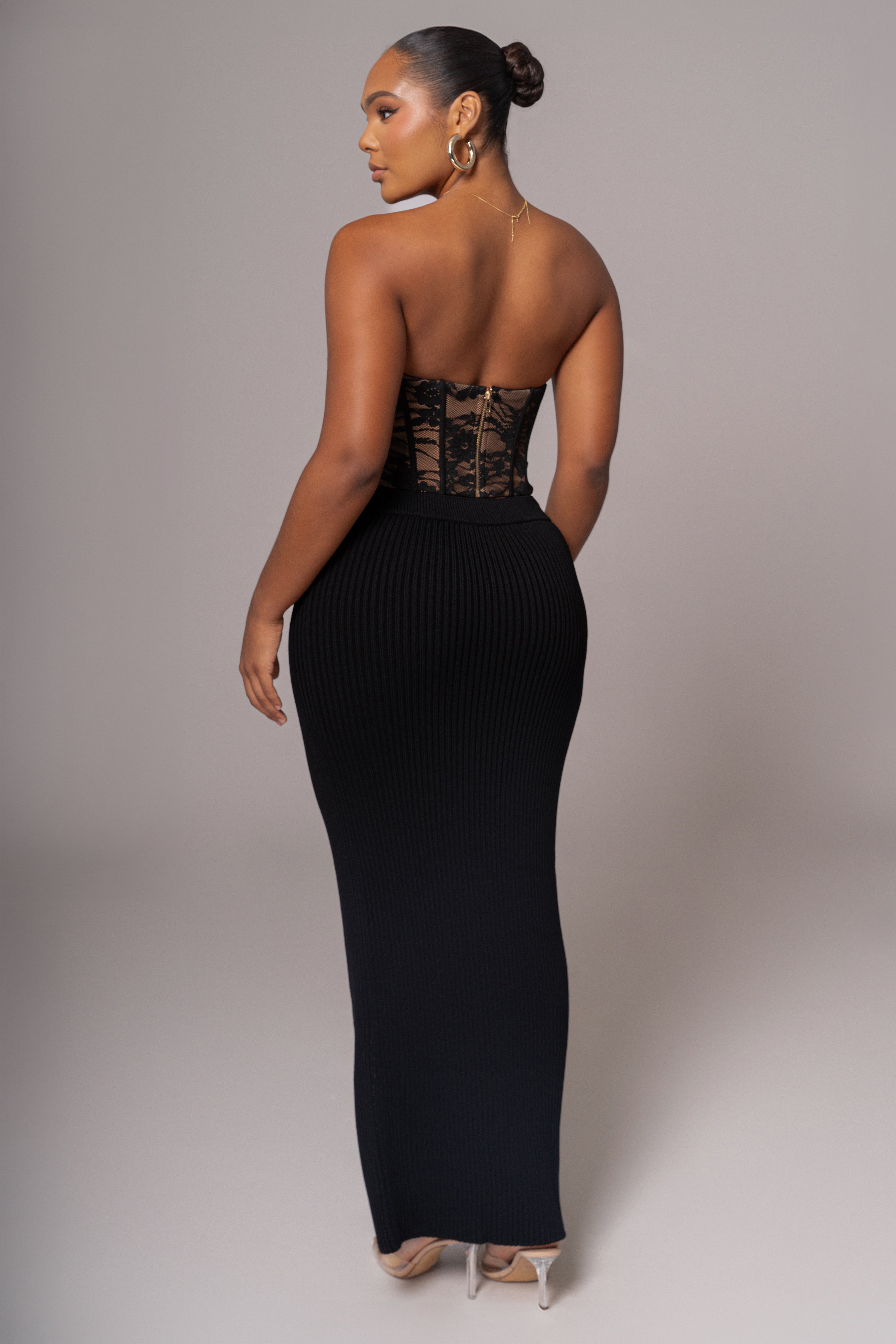 Black Rosemere Lace Top - JLUXLABEL