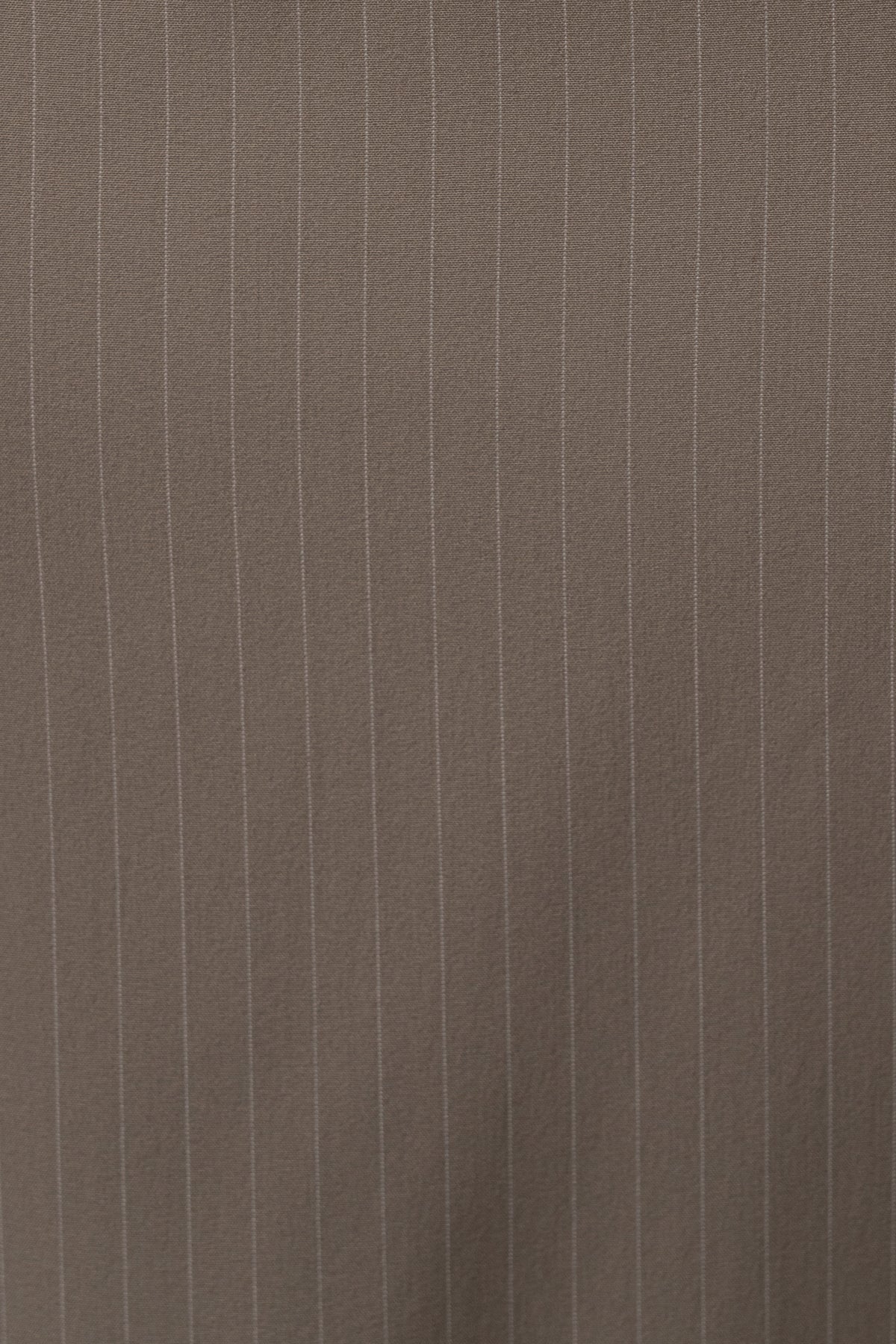 Beige Presence And Elegance Pinstripe Dress - JLUXLABEL
